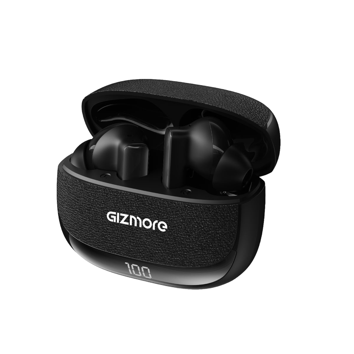 GIZMORE Gizbud 872 ANC Wireless Earbuds, Up to 45dB Noise Cancellation, 45ms Low Latency Gaming, Quad Mic with ENC, Up to 70 Hours Playtime, 13mm Driver, Digital LED Display
