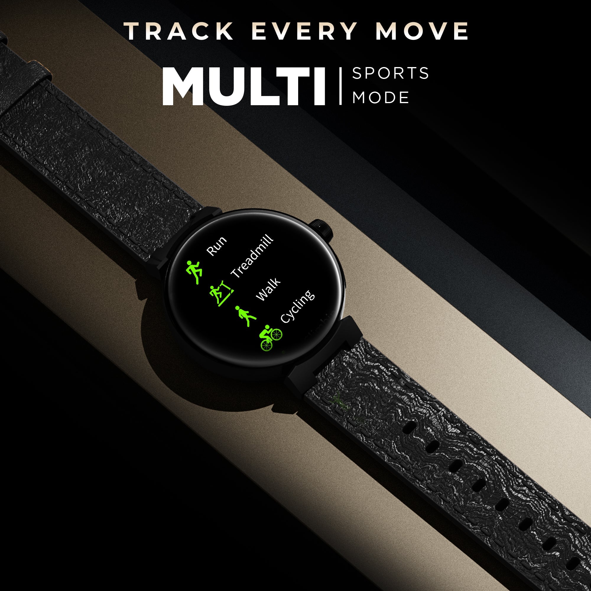 GIZMORE Prime 1.45 Inch (3.6 cm) Amoled Display BT Calling Smartwatch