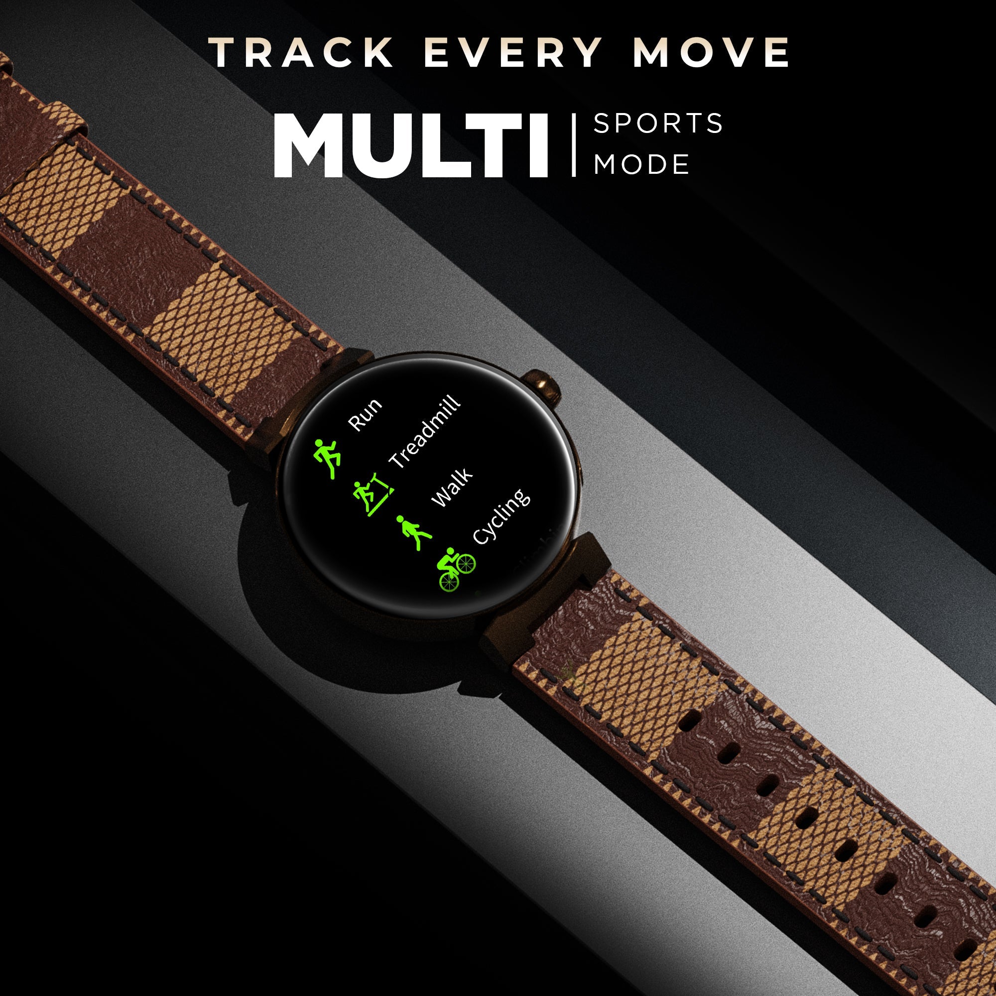 GIZMORE Prime 1.45 Inch (3.6 cm) Amoled Display BT Calling Smartwatch