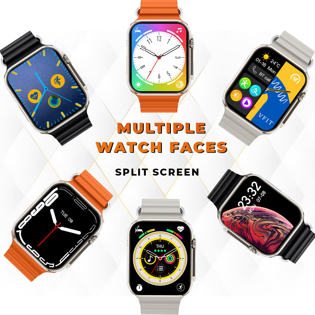 GIZMORE Vogue 1.95 inch (4.85cm) Always-On Display BT Calling Smartwatch