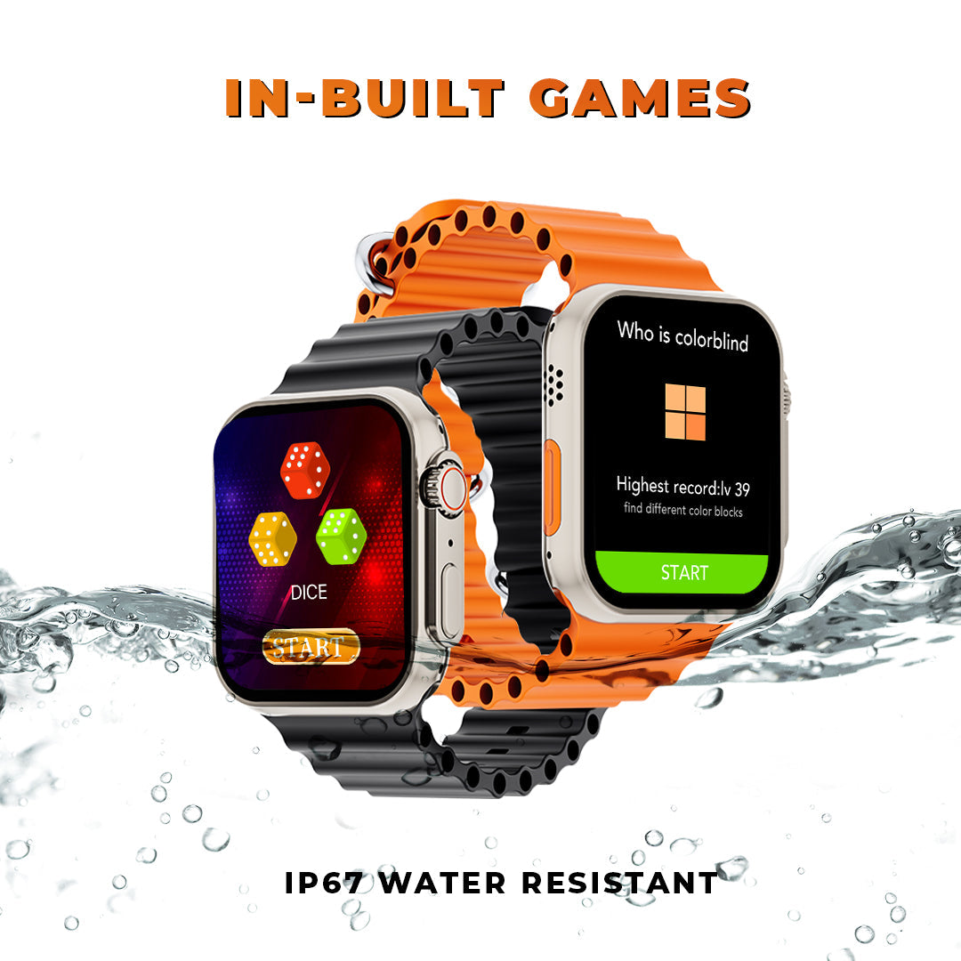 GIZMORE Vogue 1.95 inch (4.85cm) Always-On Display BT Calling Smartwatch