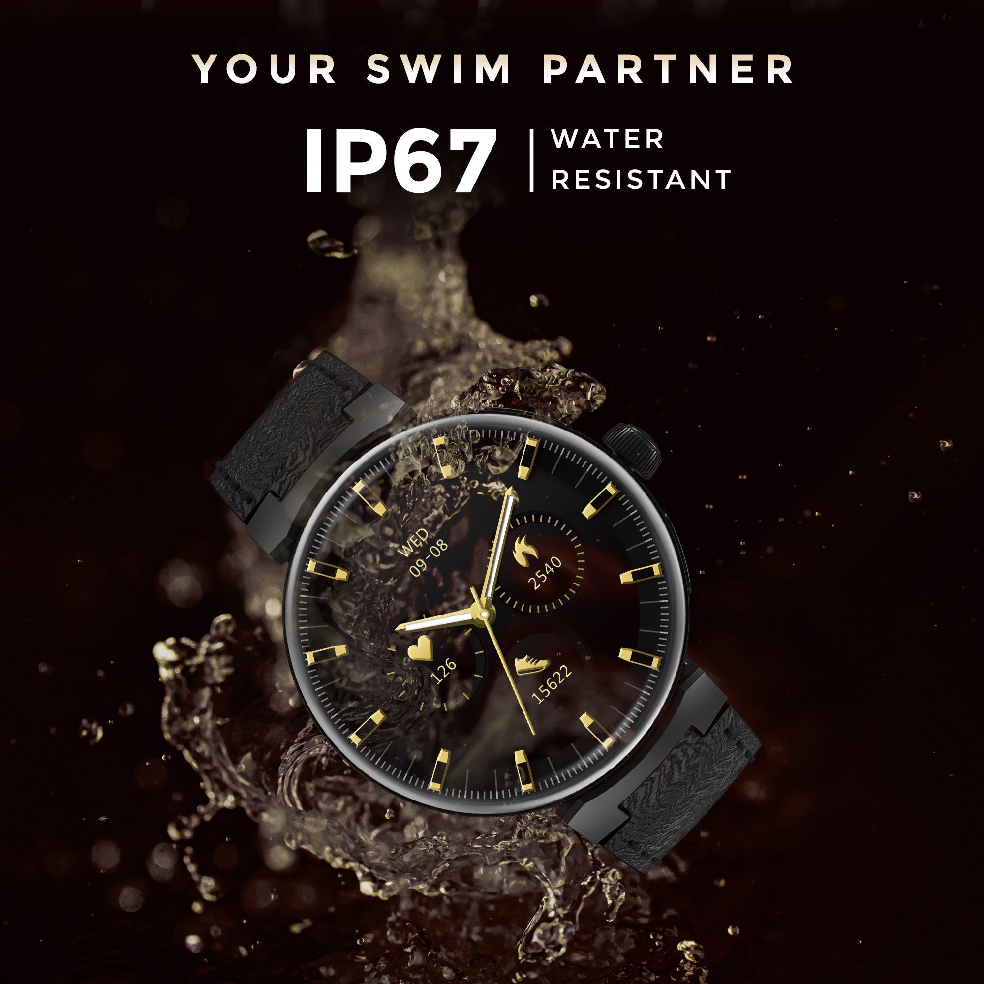 GIZMORE Prime 1.45 Inch (3.6 cm) Amoled Display BT Calling Smartwatch