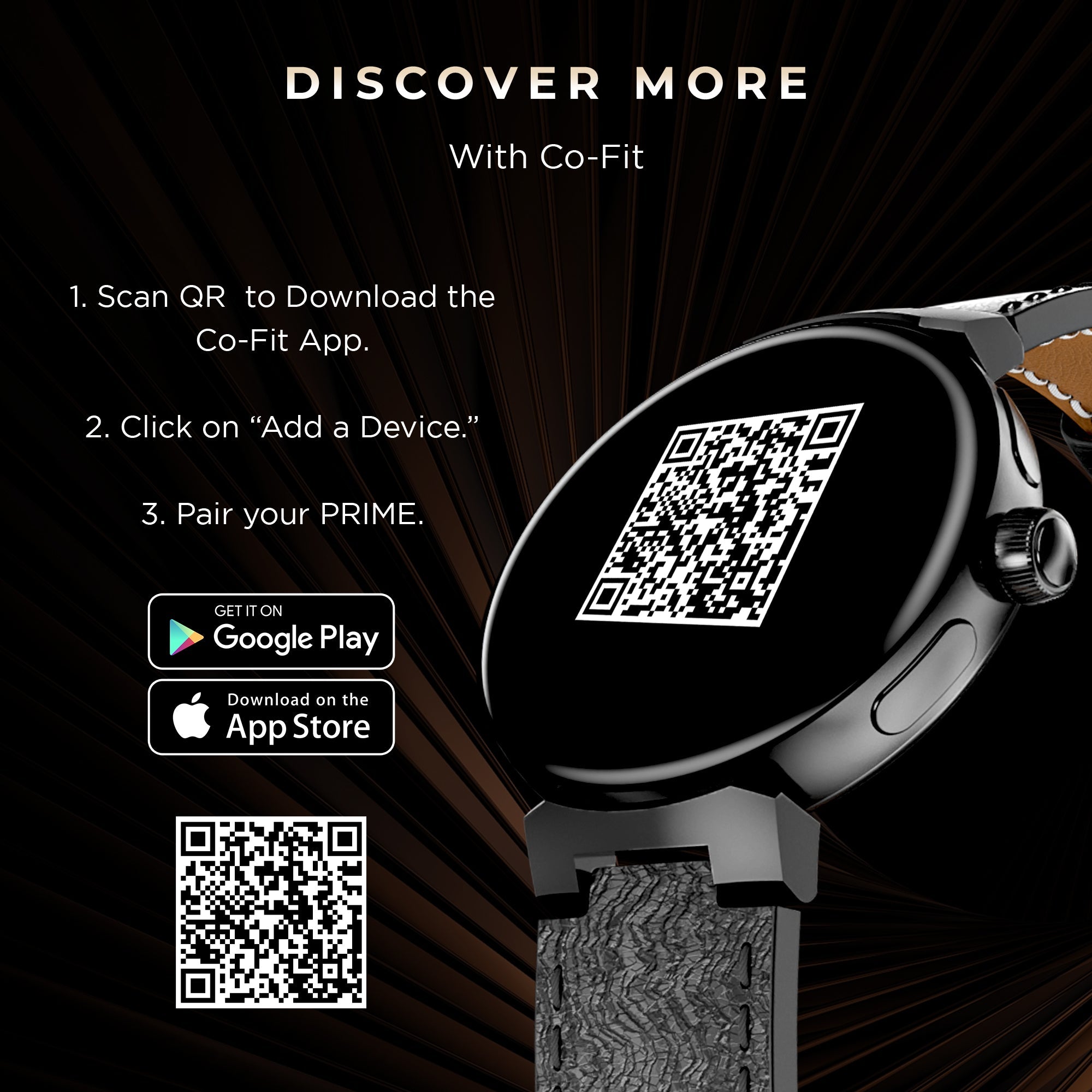 GIZMORE Prime 1.45 Inch (3.6 cm) Amoled Display BT Calling Smartwatch