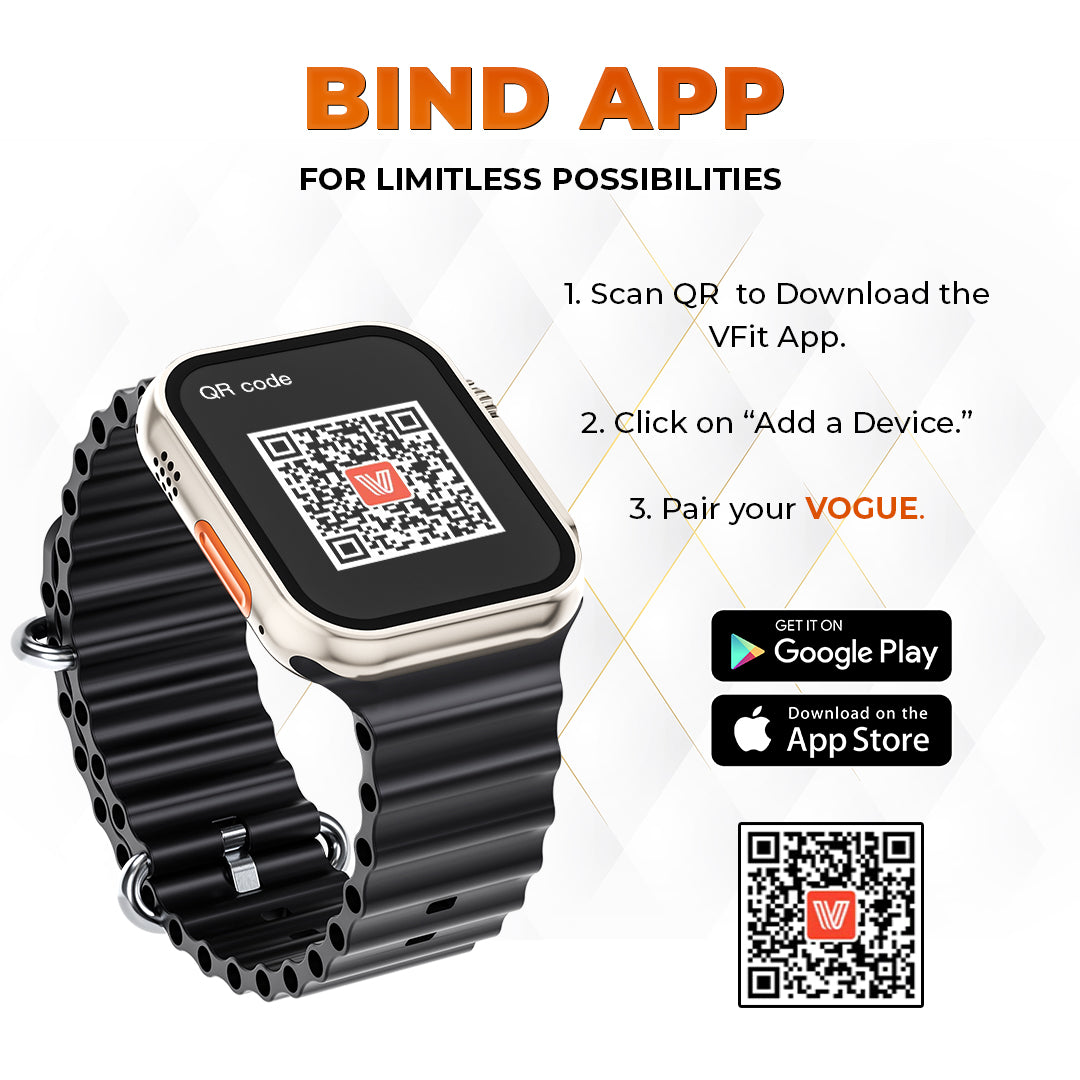 GIZMORE Vogue 1.95 inch (4.85cm) Always-On Display BT Calling Smartwatch