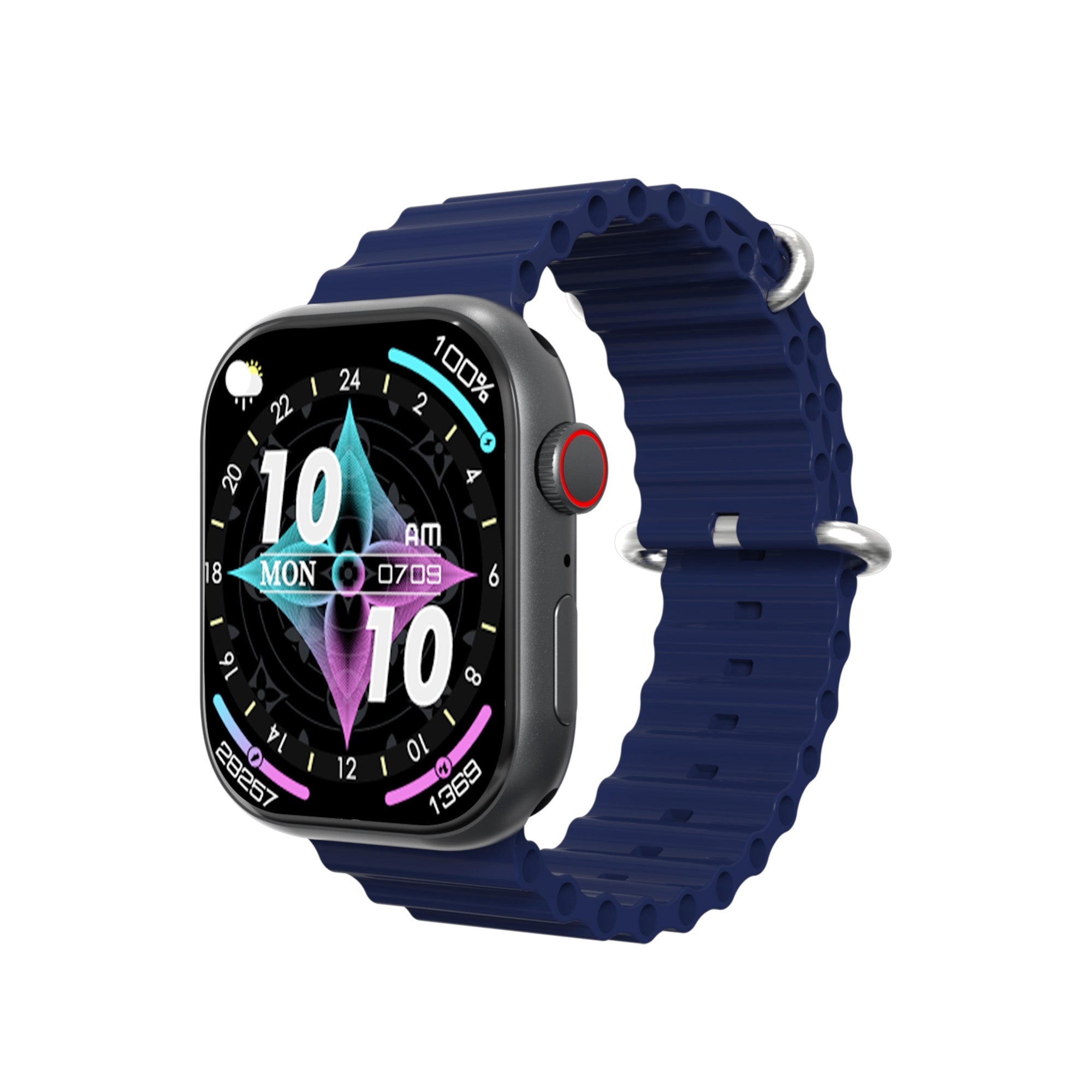 GIZMORE STARX 2.0 inch (5.8cm) AOD Edge to Edge HD Display BT Calling Smartwatch