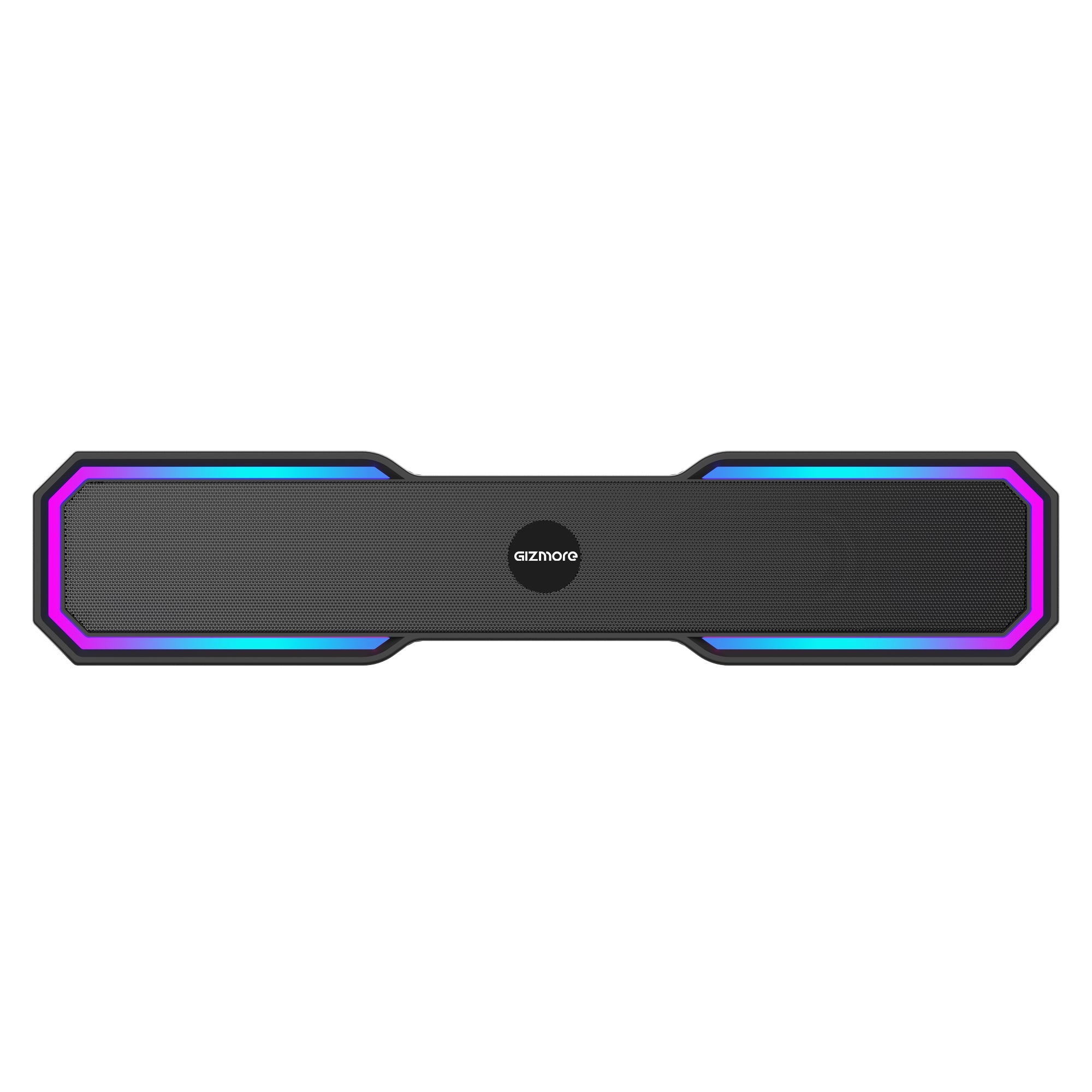 GIZMORE 1600 Rock 16W RMS Bluetooth Soundbar Upto 6 Hours Playback with In-Built RGB Light, TWS Function, BT Version 5.3 & Multi Connectivity
