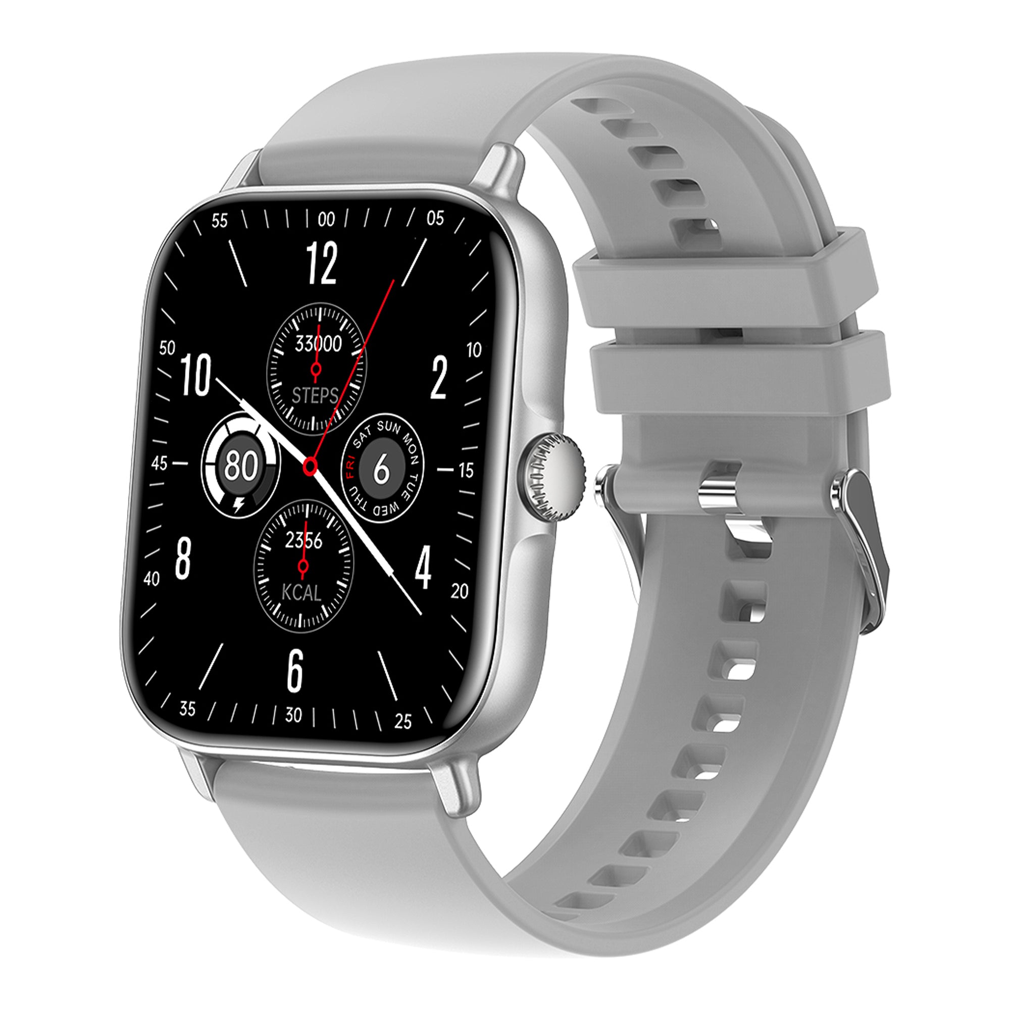 GIZMORE FLASH BT Calling Smartwatch | 1.85 Inch Big Display| 500 NITS | SpO2 Smartwatch Voice Assistance, Bluetooth Smartwatch