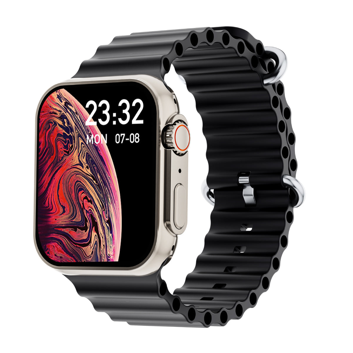 GIZMORE Vogue 1.95 inch (4.85cm) Always-On Display BT Calling Smartwatch