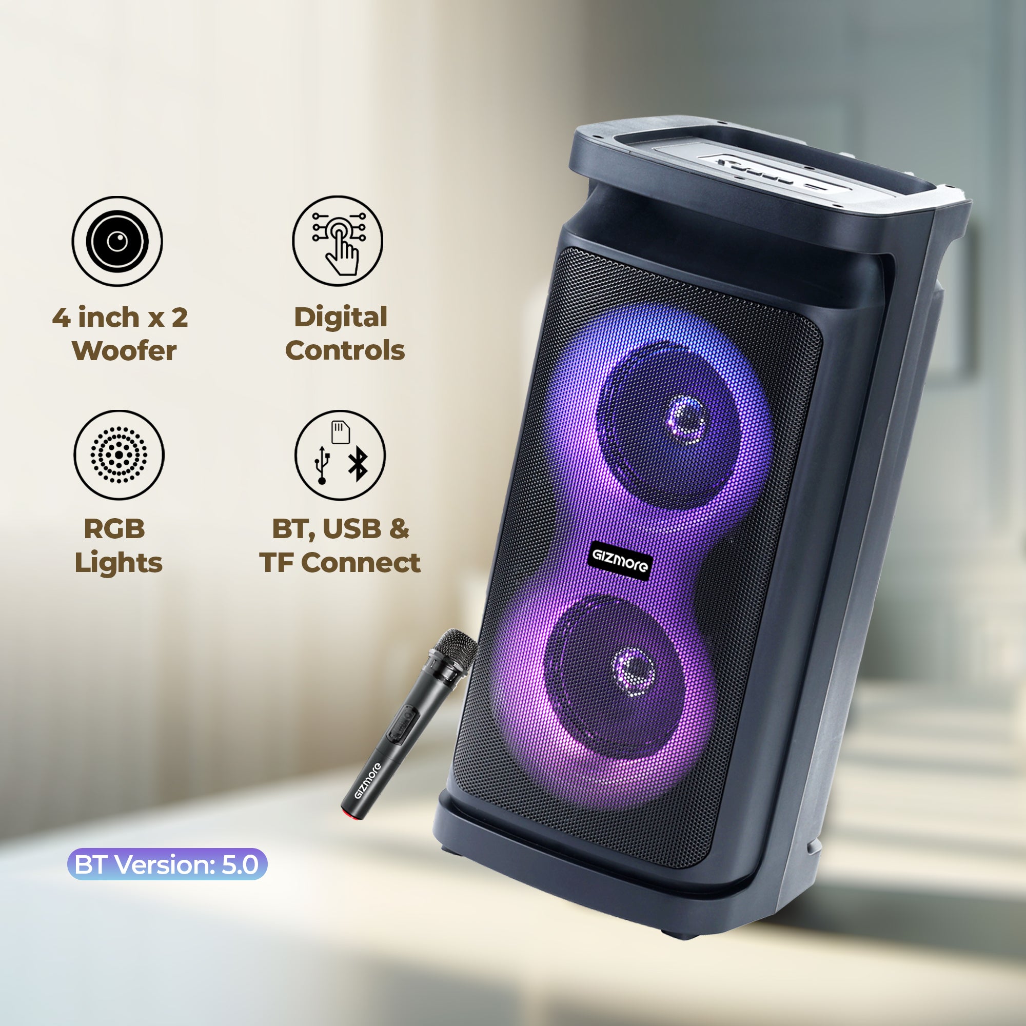 GIZMORE 40W Thunder ATOM Party Speaker
