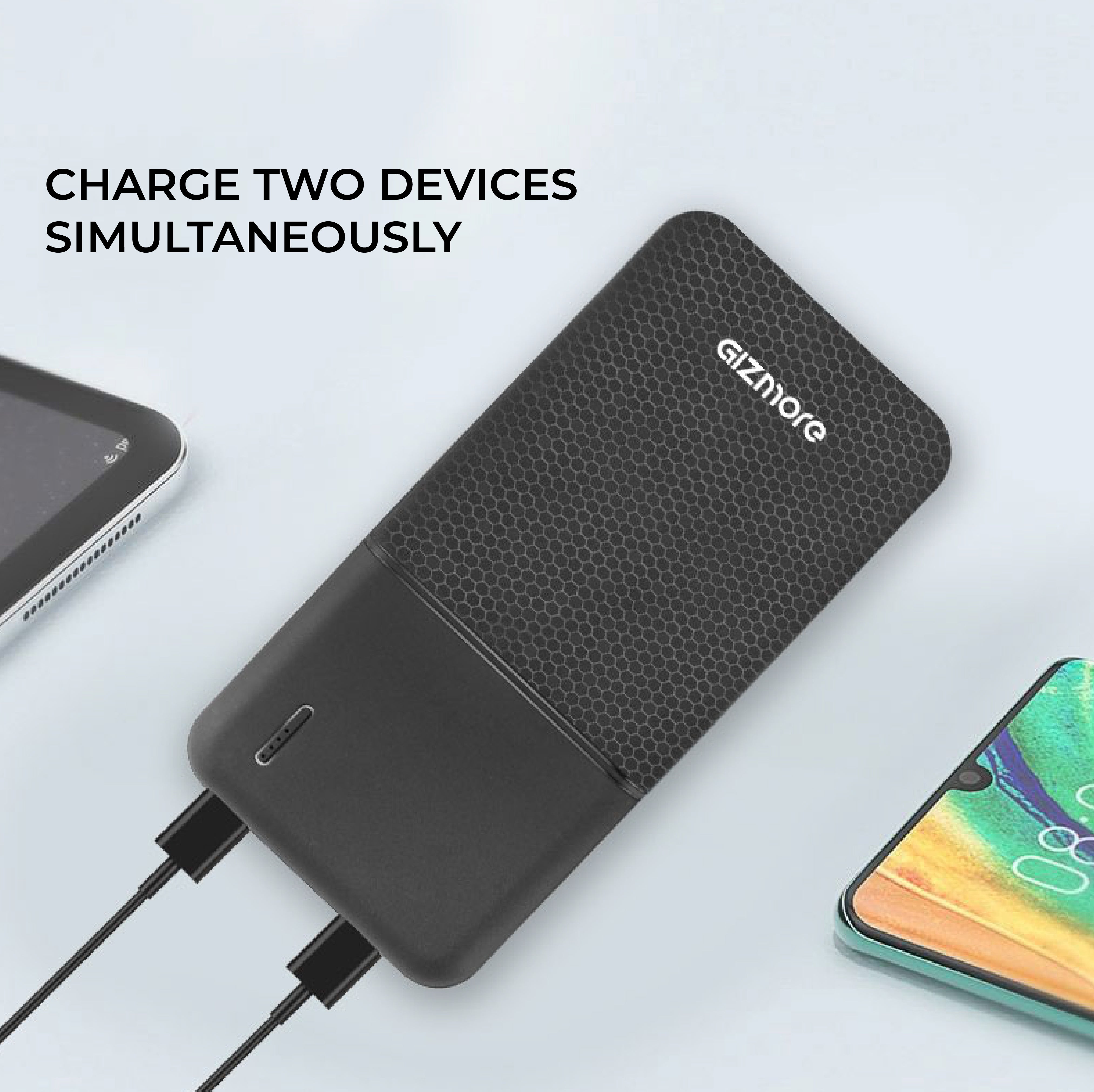GIZMORE PB10K18 10000mAh 12W Fast Charging Power Bank