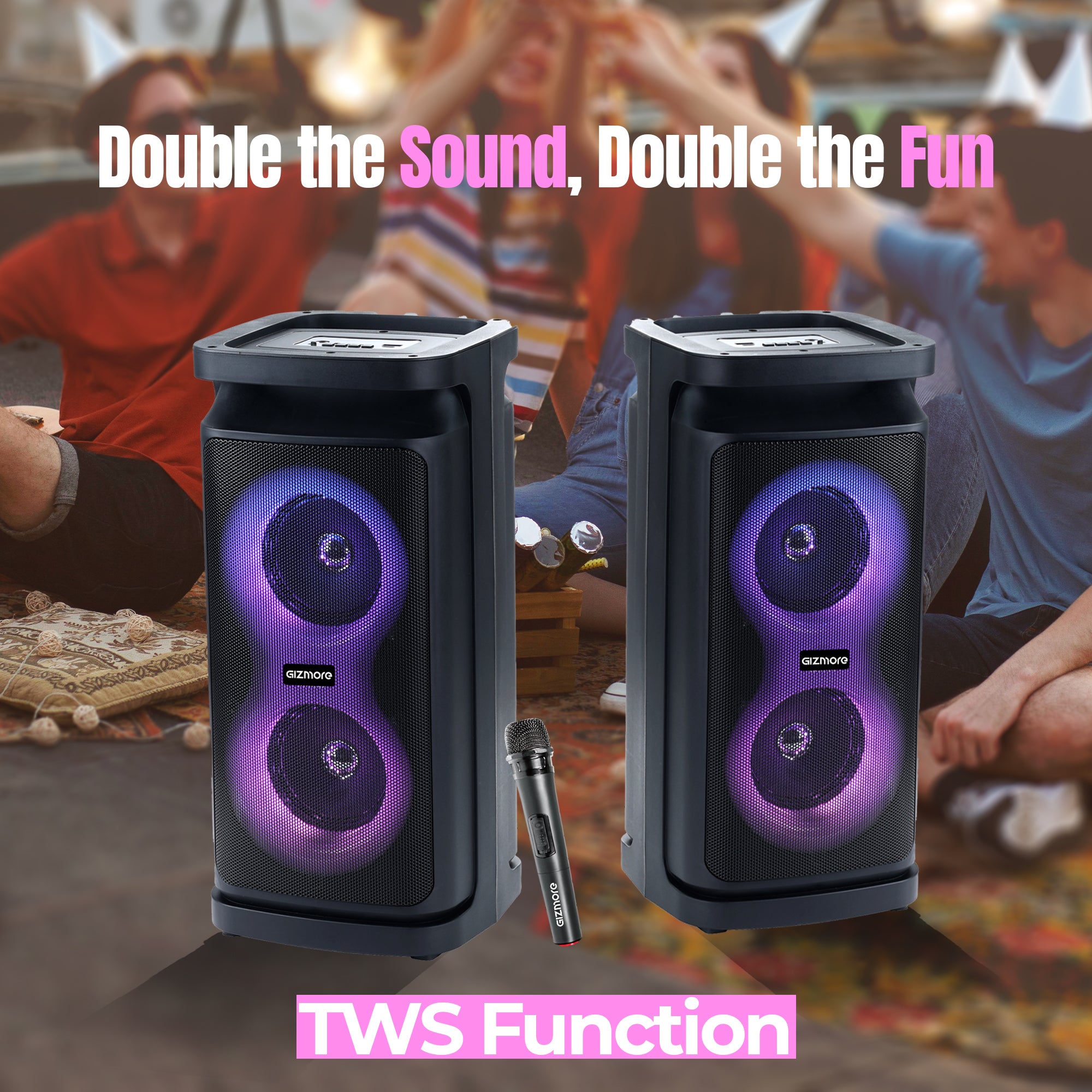 GIZMORE 40W Thunder ATOM Party Speaker