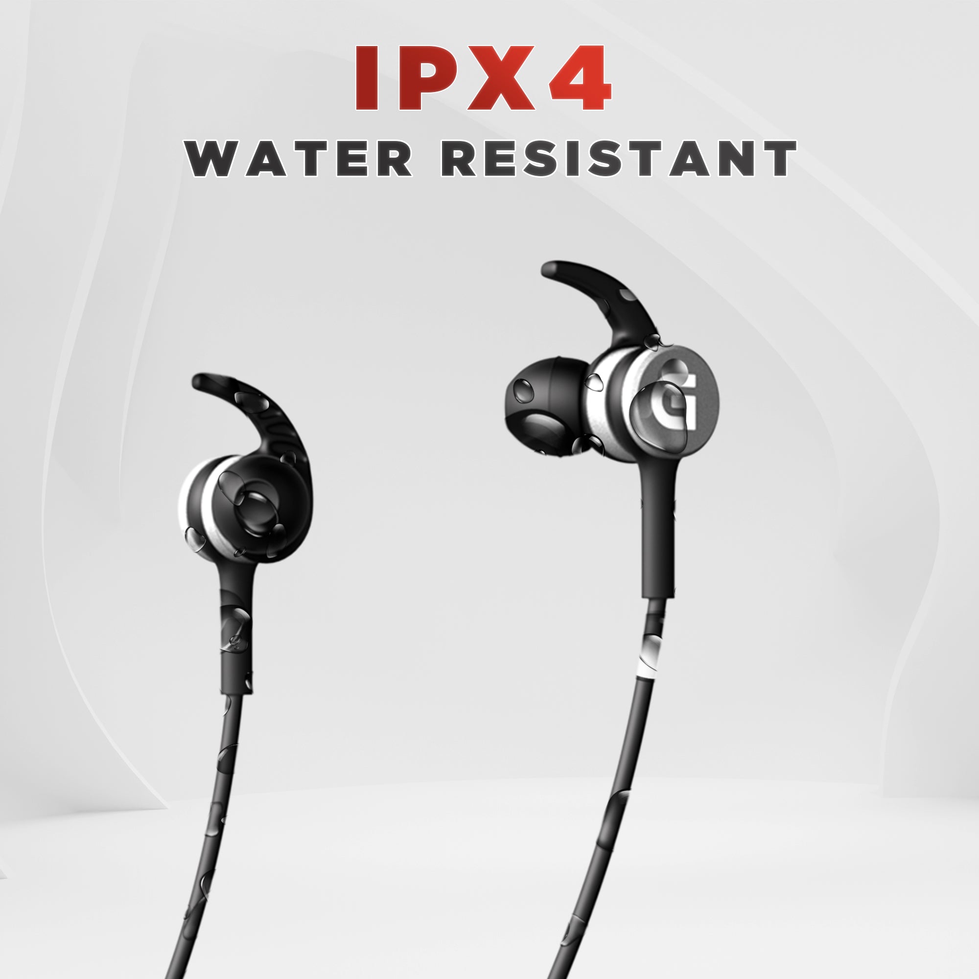 GIZMORE MN219 in-Ear Bluetooth Neckband with ENC Mode I Type-C Quick Charge I Upto 40 Hours Playback I Deep Bass I IPX4 Water Resistant I Voice Assistant