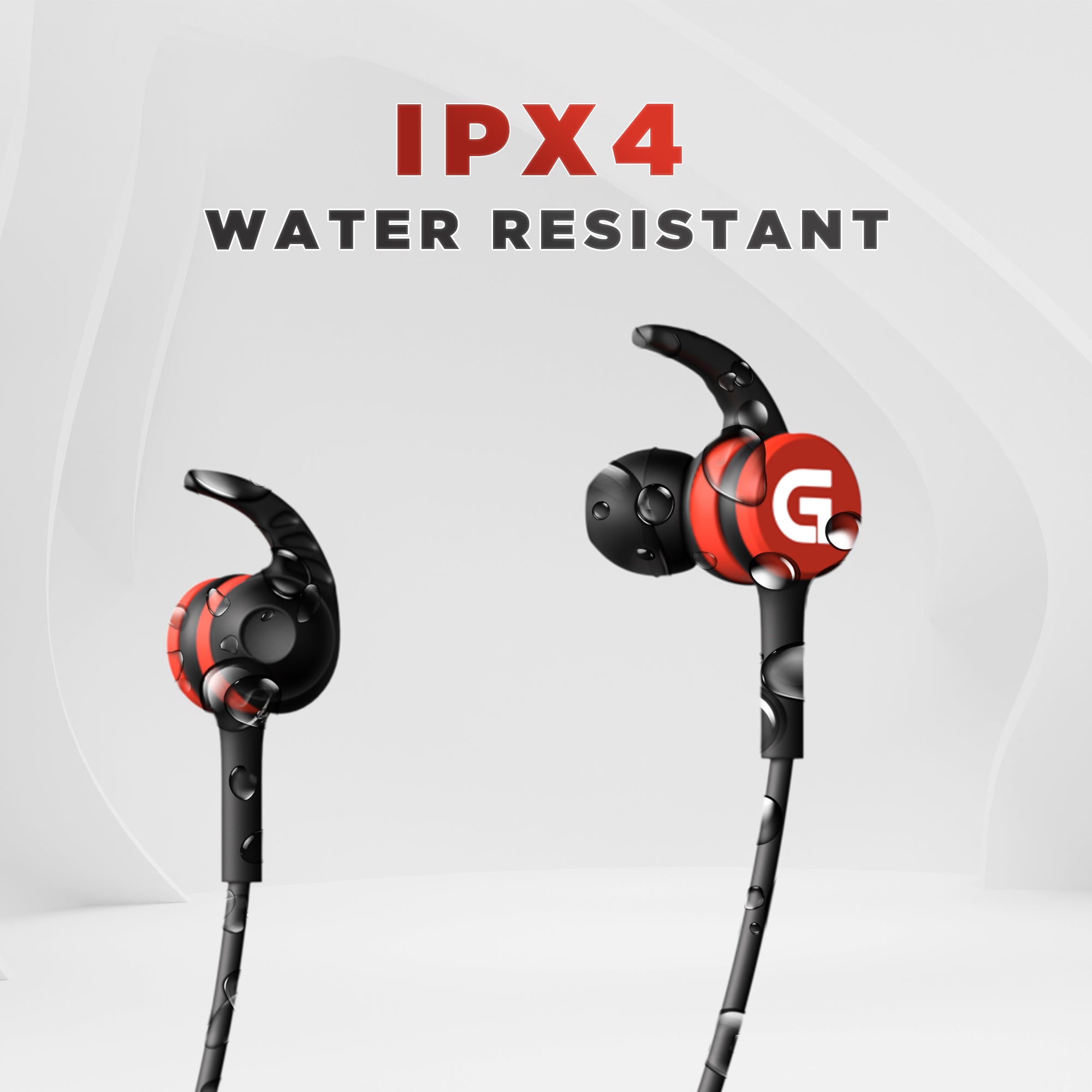 GIZMORE MN219 in-Ear Bluetooth Neckband with ENC Mode I Type-C Quick Charge I Upto 40 Hours Playback I Deep Bass I IPX4 Water Resistant I Voice Assistant