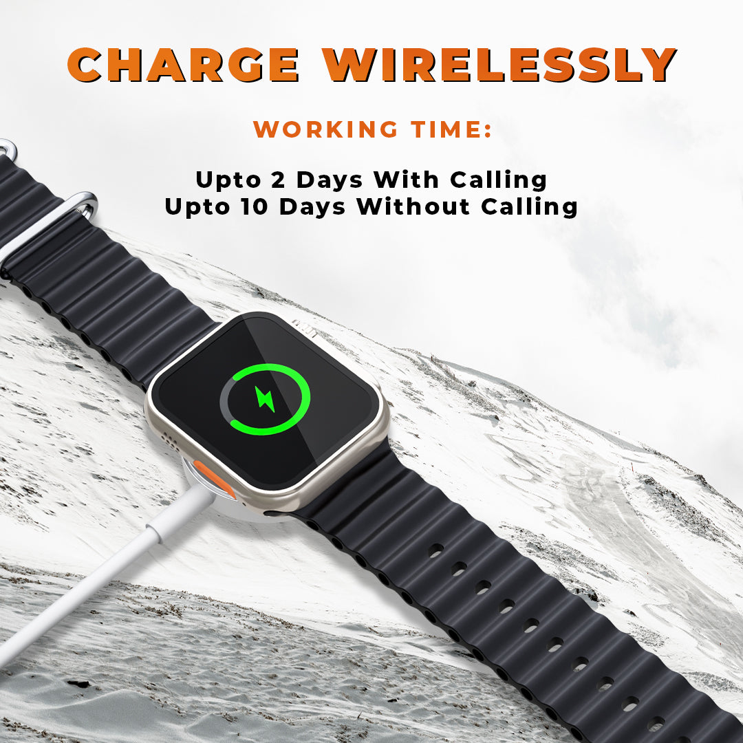 GIZMORE Vogue 1.95 inch (4.85cm) Always-On Display BT Calling Smartwatch