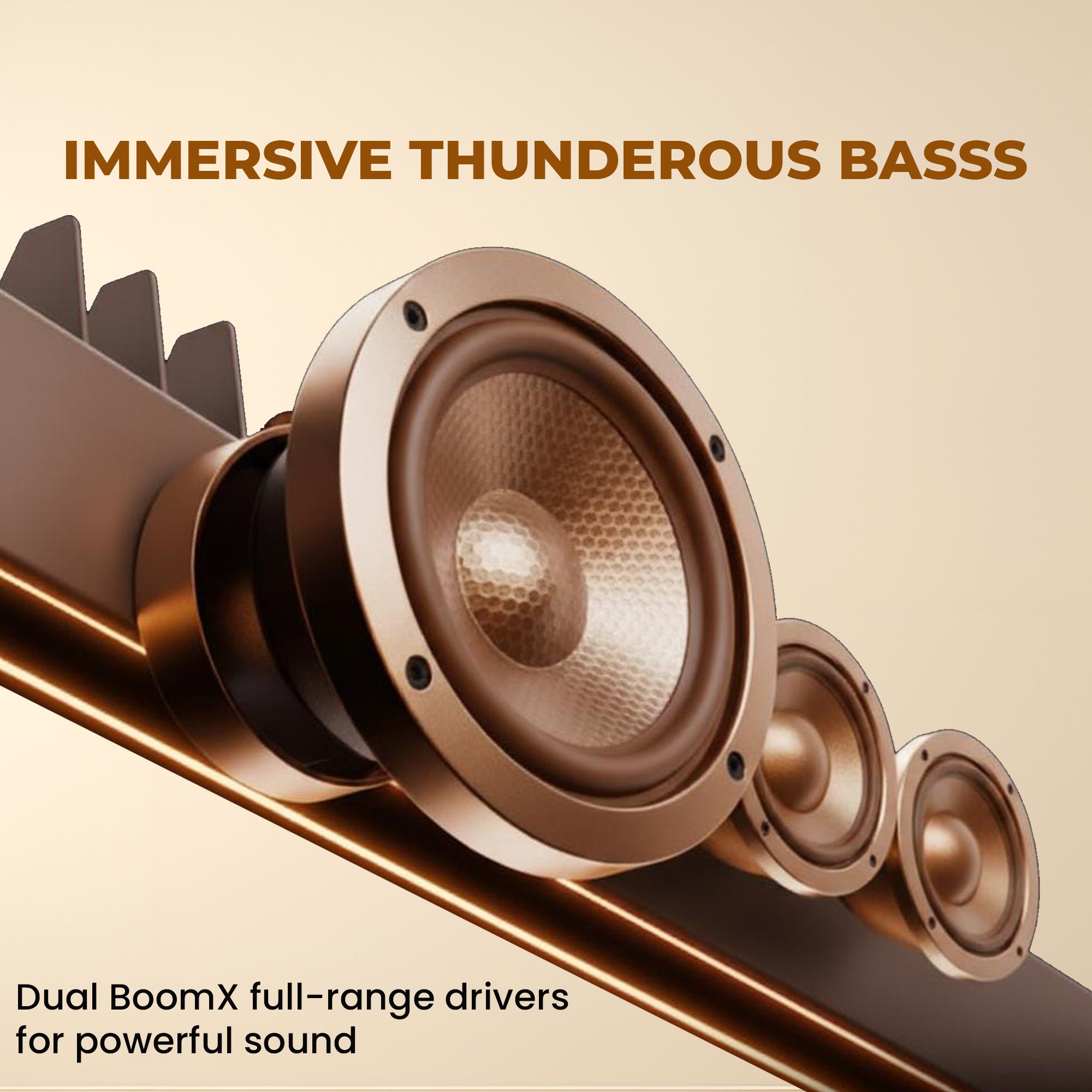 GIZMORE GIZBAR 200 2.1 Channel Wired Soundbar with Subwoofer, HDMI(ARC), AUX, Optical, USB, Bluetooth, Slim Design, 3 EQ Modes, Surround Sound & Thunderous Bass