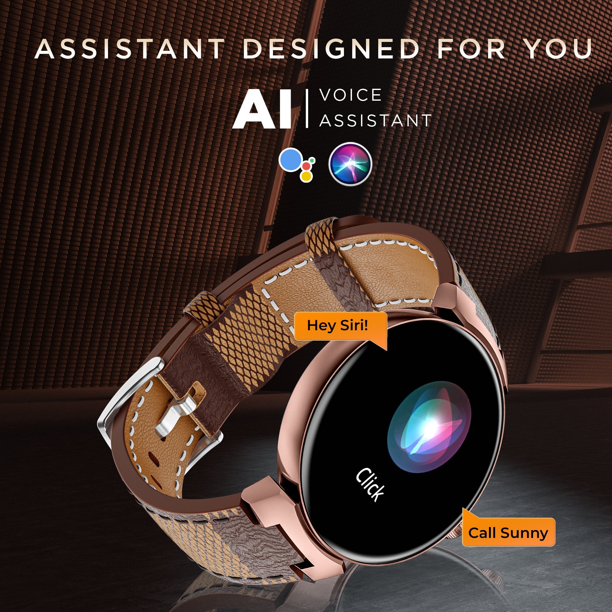 GIZMORE Prime 1.45 Inch (3.6 cm) Amoled Display BT Calling Smartwatch