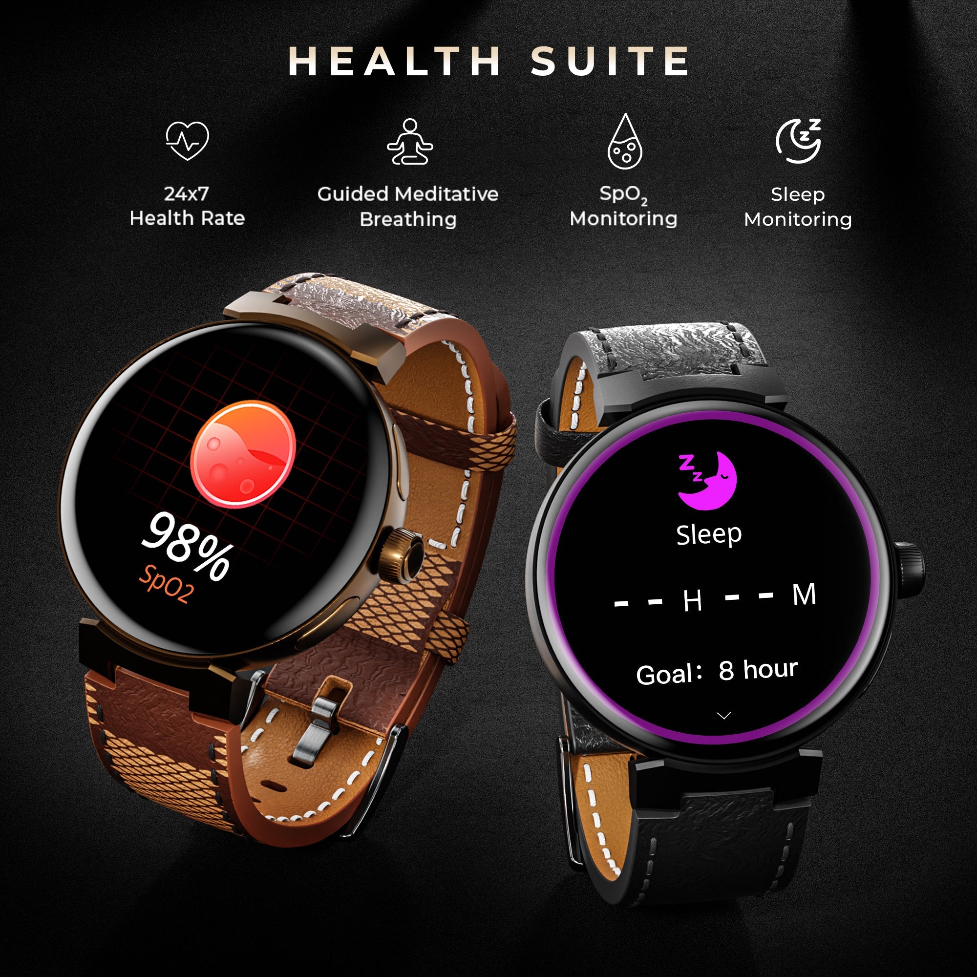 GIZMORE Prime 1.45 Inch (3.6 cm) Amoled Display BT Calling Smartwatch