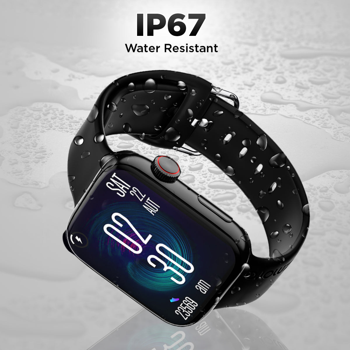 GIZMORE Cloud 1.85 inch (4.69 cm) HD IPS Large Display BT Calling Smartwatch