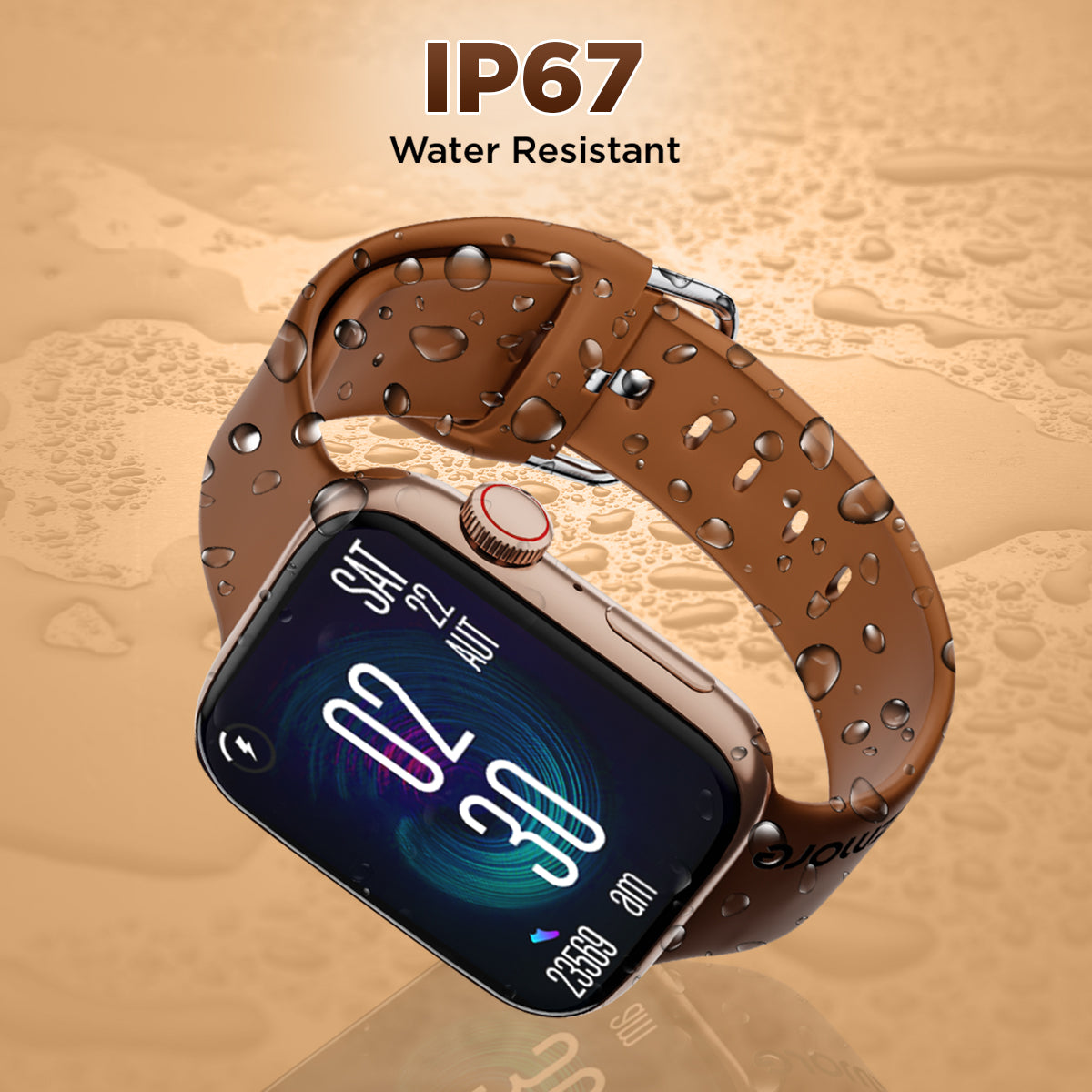 GIZMORE Cloud 1.85 inch (4.69 cm) HD IPS Large Display BT Calling Smartwatch