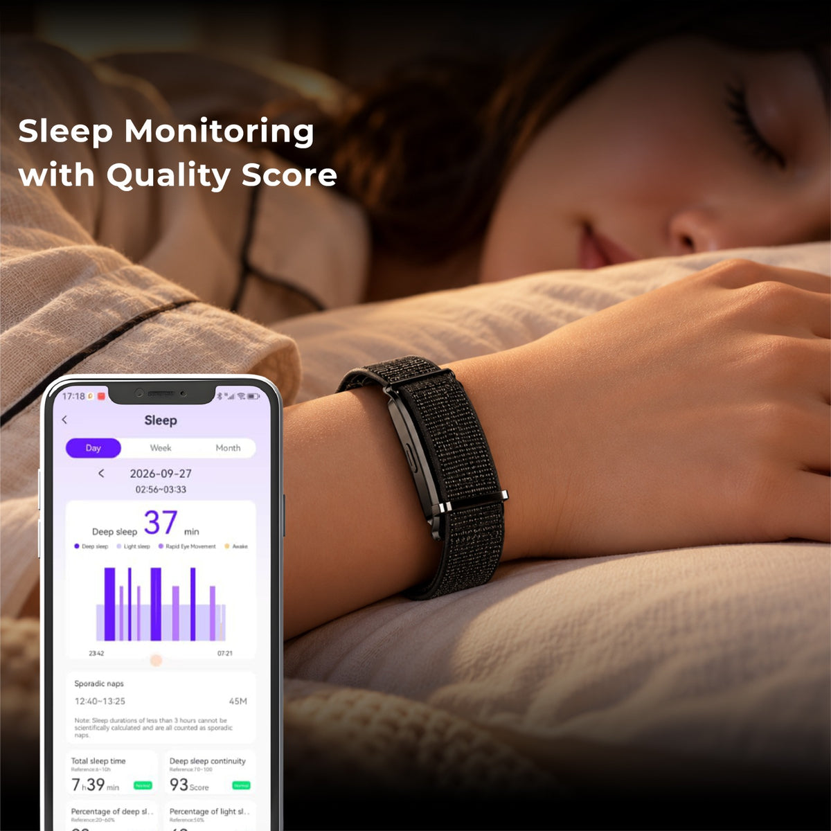 Gizmore Pulse Y Fitness band , 60-Day Battery, Zinc Alloy Casing, 3 ATM Water Resistance, 100+ Sports Modes, HRV & Stress Tracking, Call/Message Alerts Black
