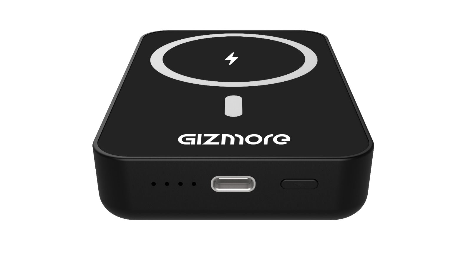 GIZMORE iMAG POWER 10000mAh 15W Strong Magnetic Wireless Charging + 22W Wired Charging |Type C PD (Input & Output) Compatible with MagSafe Cover | Li–On Power Bank for iPhones & Tablets