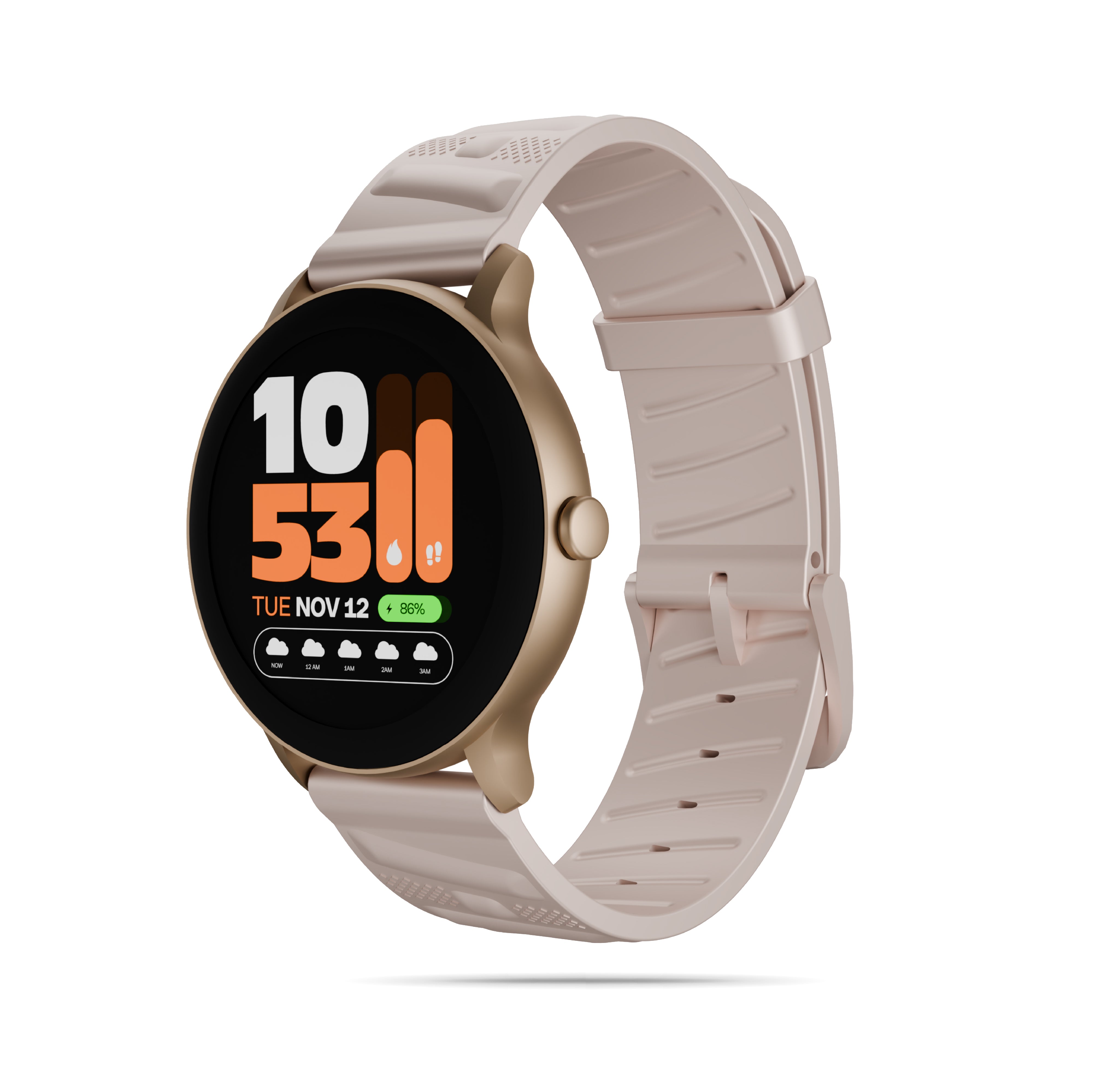 Gizmore Gizfit 984 Orbit Z Smartwatch with 1.39” Round Display, Bluetooth Calling, Voice Assistant, Hindi Language Support, Multi Sports Mode, Heart Rate Monitor, Custom Watch Faces, Zinc Alloy Body – Upto 7 days* working time