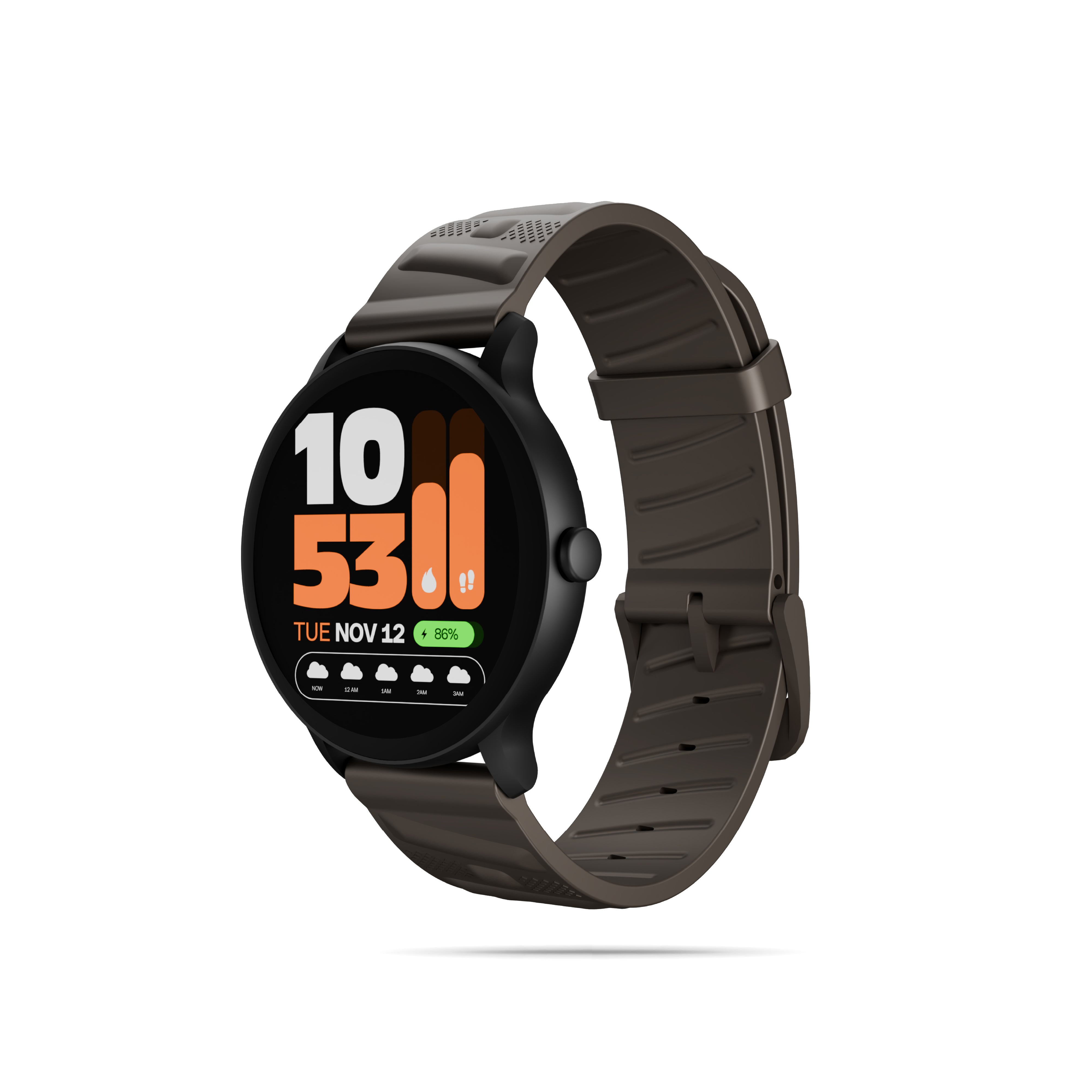 Gizmore Gizfit 984 Orbit Z Smartwatch with 1.39” Round Display, Bluetooth Calling, Voice Assistant, Hindi Language Support, Multi Sports Mode, Heart Rate Monitor, Custom Watch Faces, Zinc Alloy Body – Upto 7 days* working time