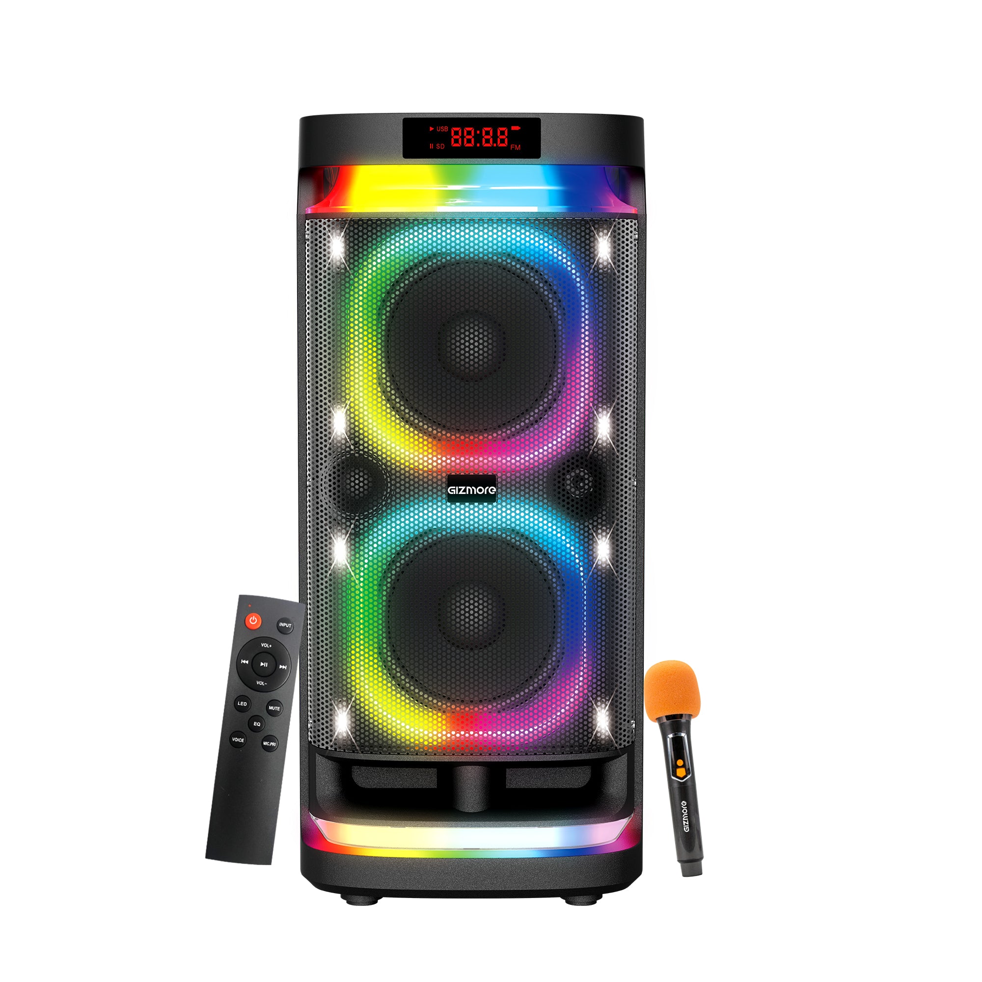 GIZMORE 300W Thunder DJ Trolley Party Speaker