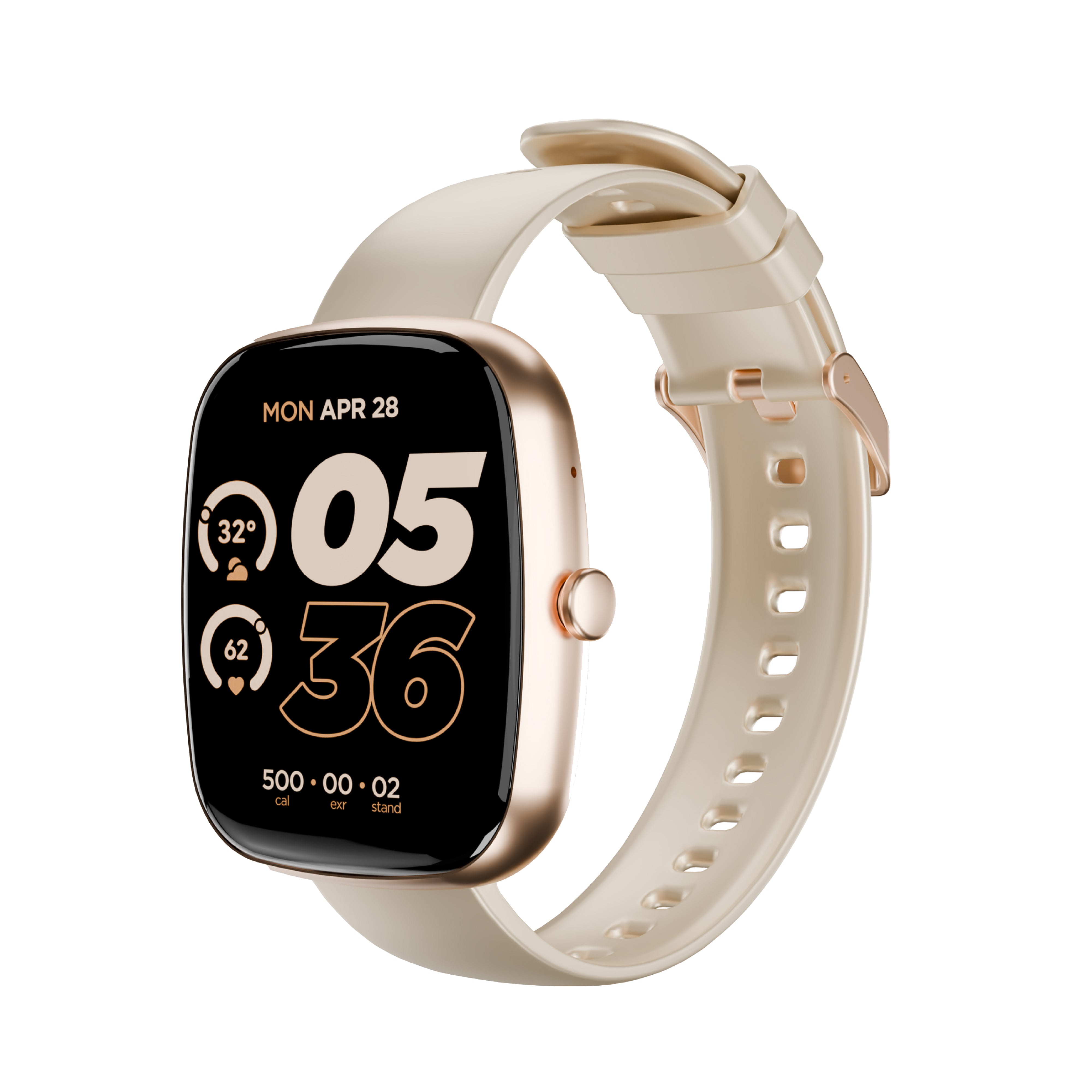 GIZFIT 942 CurveX Smartwatch with 4.64 cm Large Display, Hindi Languag