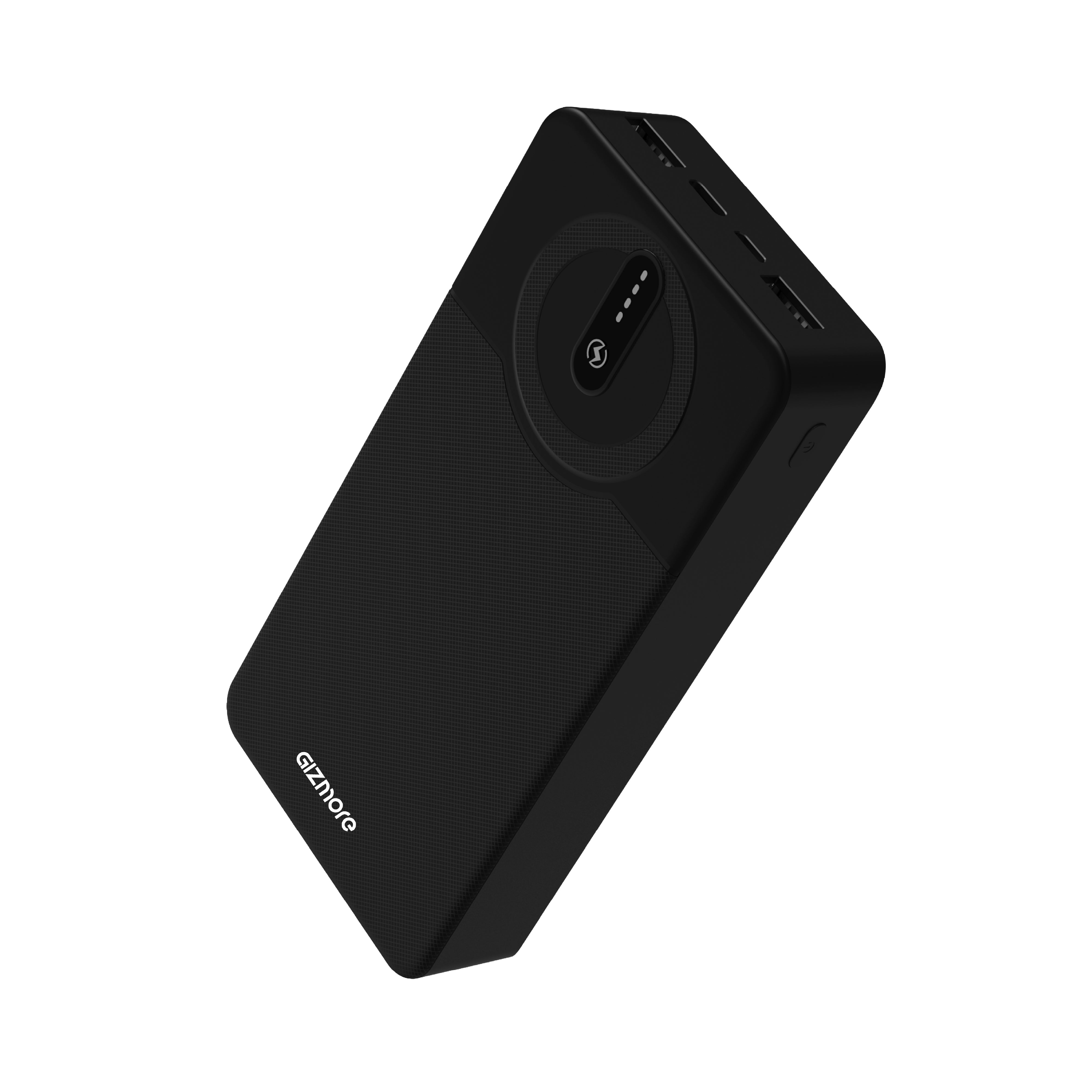 GIZ PD20K24 Ultra-Fast Power Bank 10000mAh, 22.5W Super Slim Portable Charger, Type-C & Micro USB Input, LED Indicator, Lightweight Powerbank for Android & iPhone