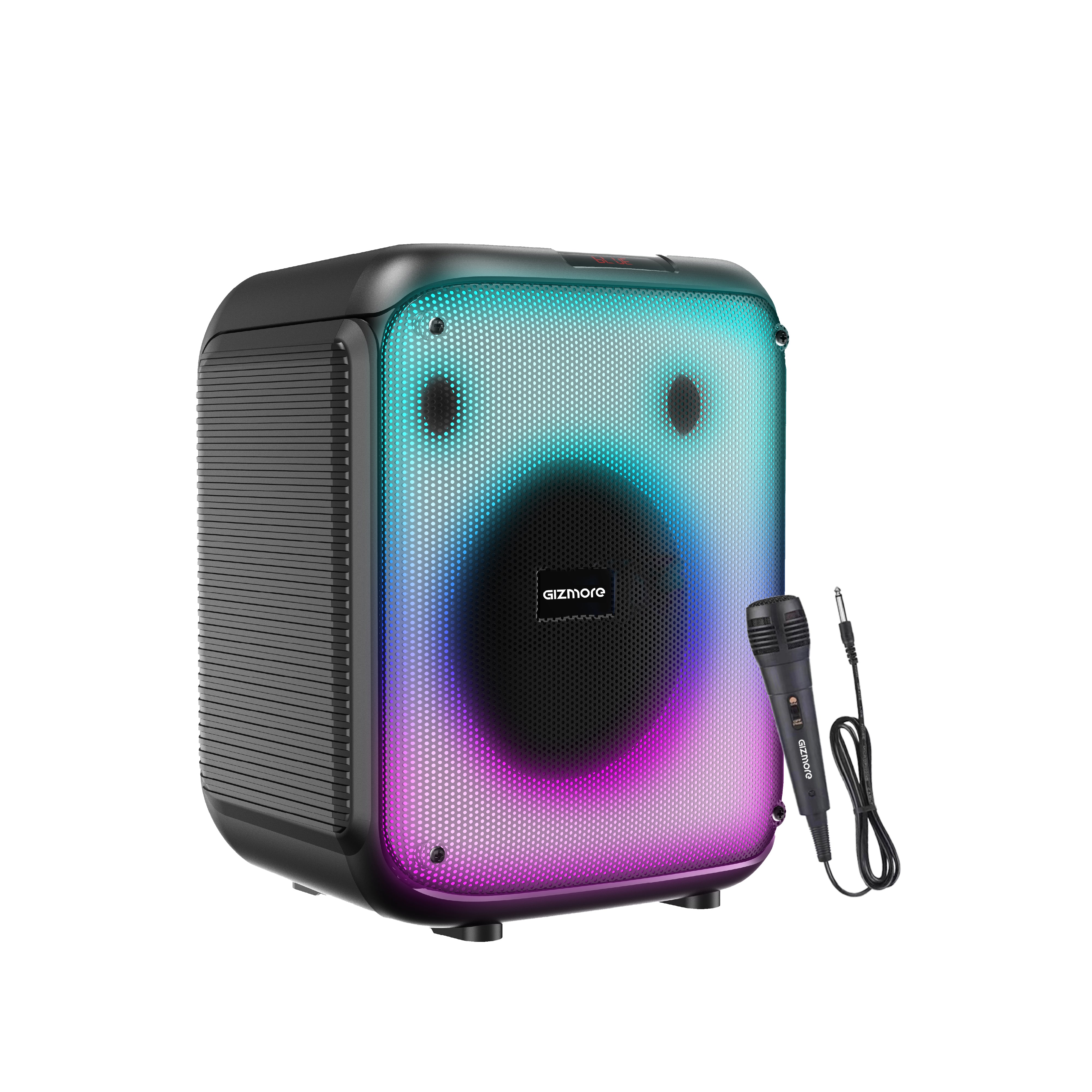 GIZMORE T50 Thunder Bolt Mini Bluetooth Speaker | 80W Powerful Output | TWS Function | Multiple Connectivity Options | Wired Mic Support | Portable & Easy to Carry