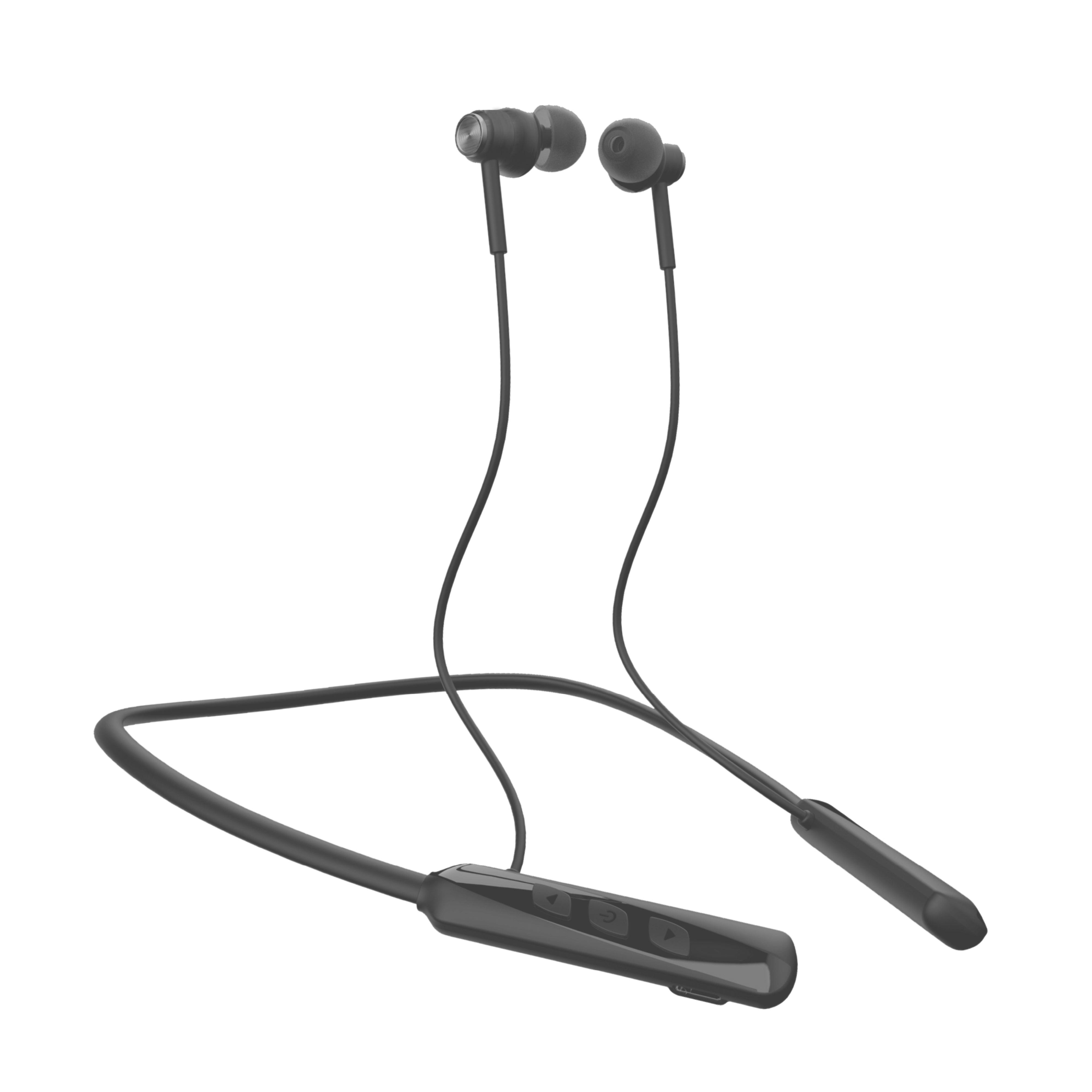 GIZ MN231H Bluetooth Neckband with Magnetic Hall Switch | 40H Playtime | HD Voice | Extra Bass | Type-C Charging | Comfortable Fit | Voice Assistant | Magnetic Earpiece