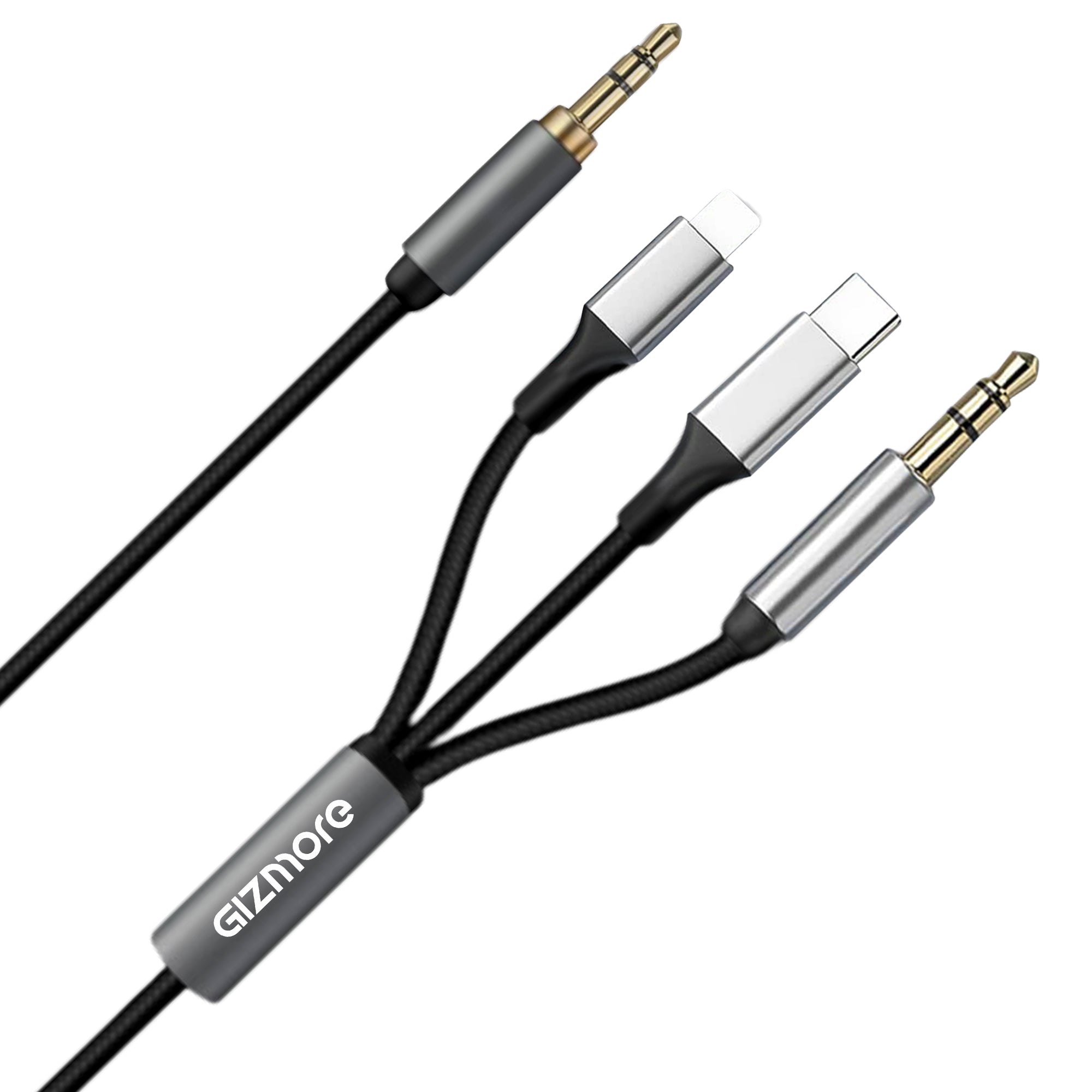 GIZMORE 3 in 1 AUX Cable 3.5mm to 3.5mm Cable