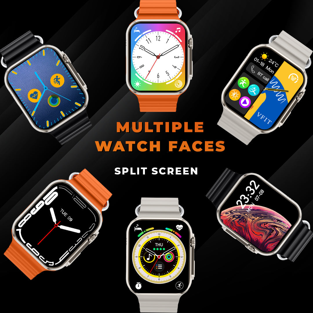 GIZMORE Vogue 1.95 inch (4.85cm) Always-On Display BT Calling Smartwatch