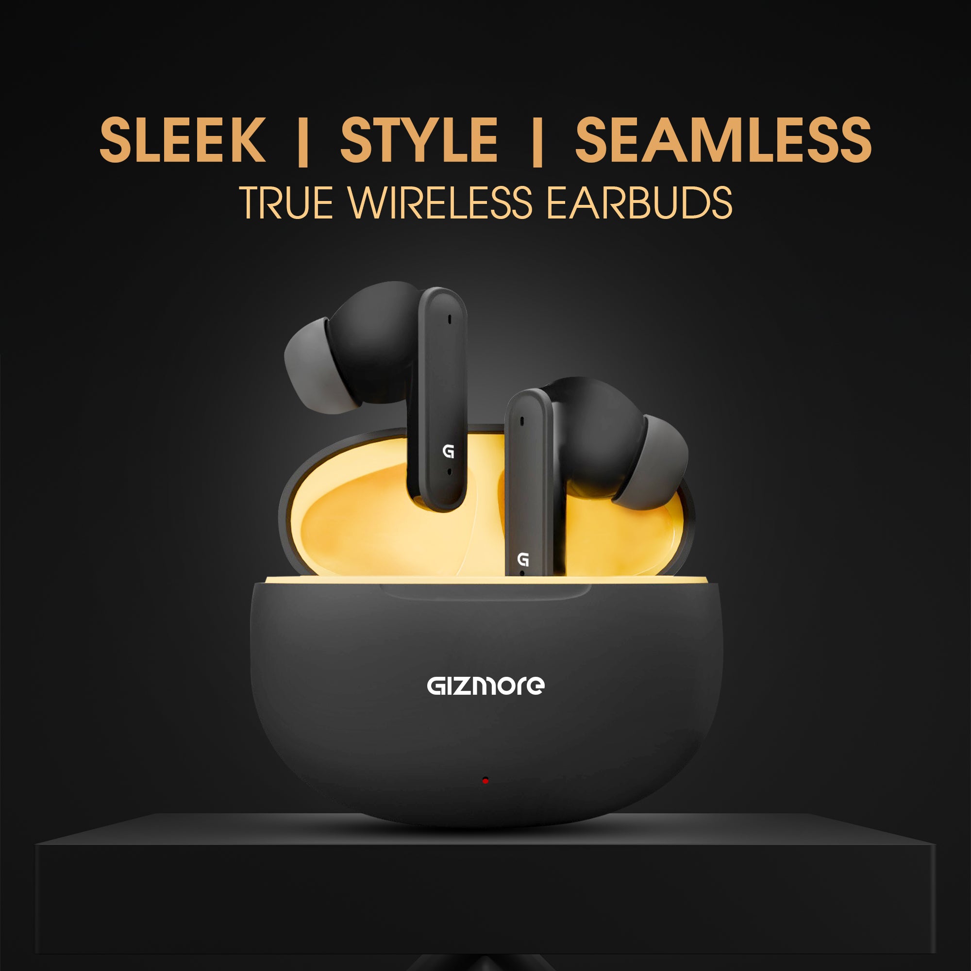 GIZMORE GIZPOD 865 In-Ear TWS with Up to 24Hrs Playtime