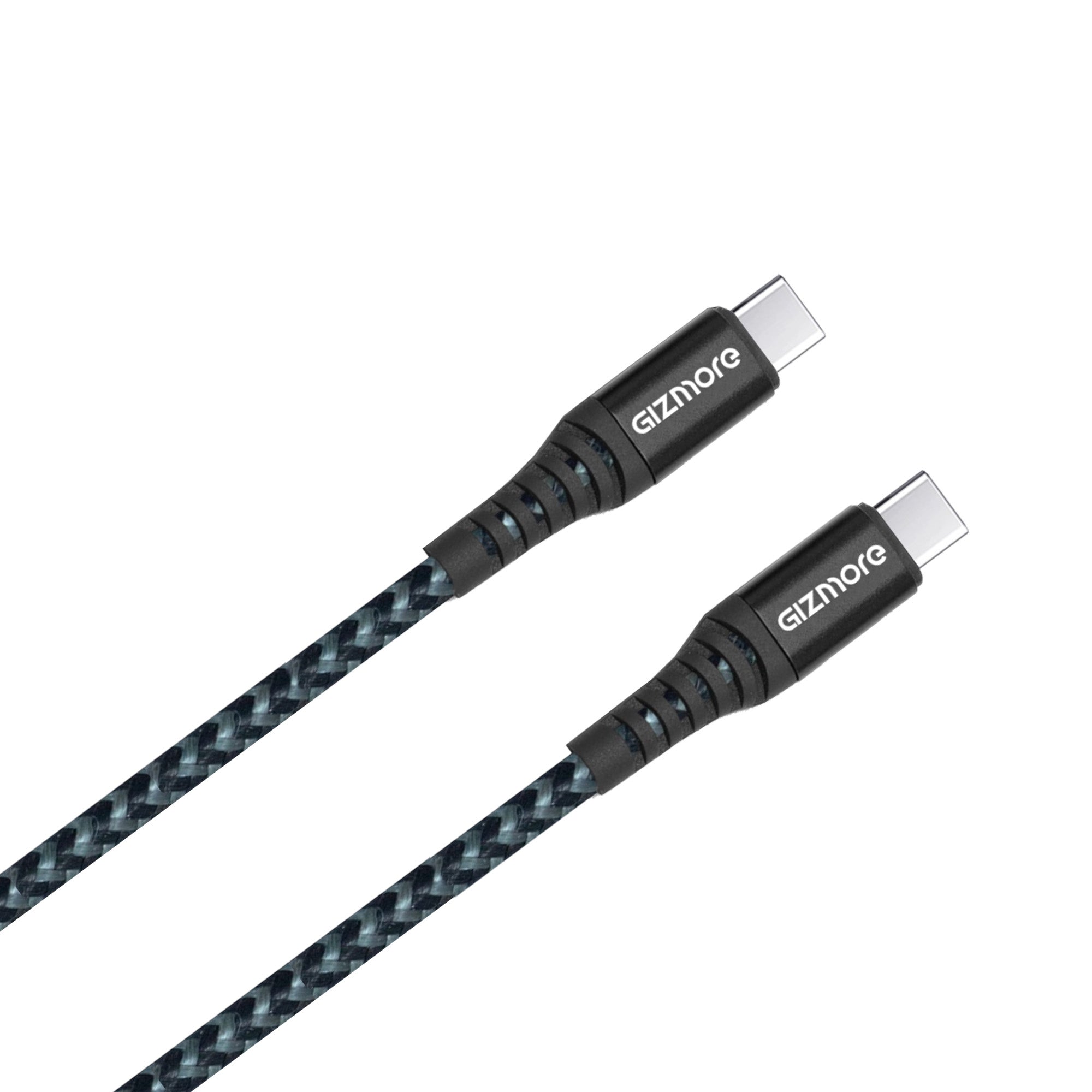 GIZMORE WCC100 Type-C to Type-C 100W Braided Fast Charging Cable