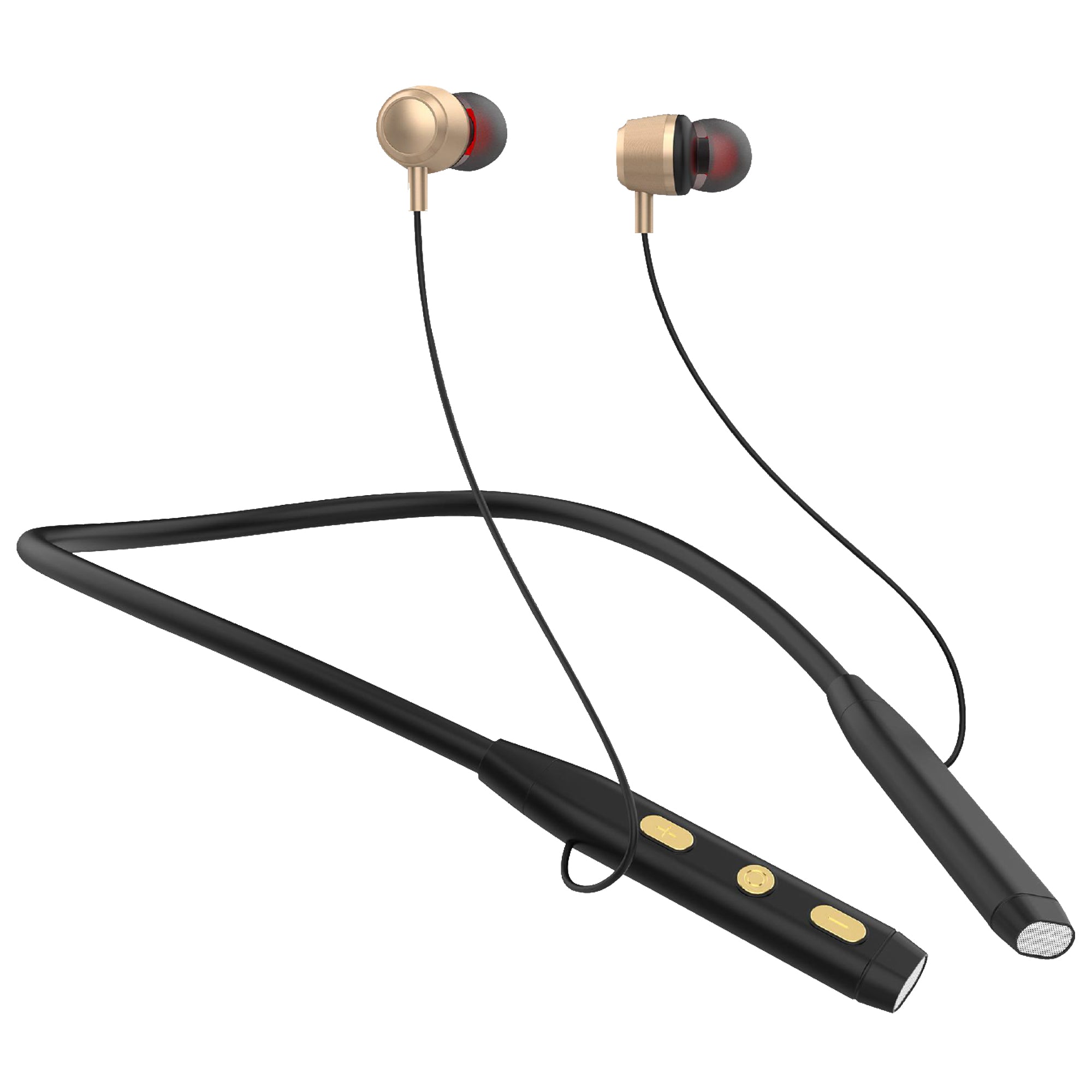 GIZMORE MN226 Jazz Bluetooth Wireless 5.0 in Ear Neckband Earphone with mic, Up to 25 HRS Playtime, Dual Pairing, Hi-Fi Stereo Sound, Multiple Controls and Lightweight