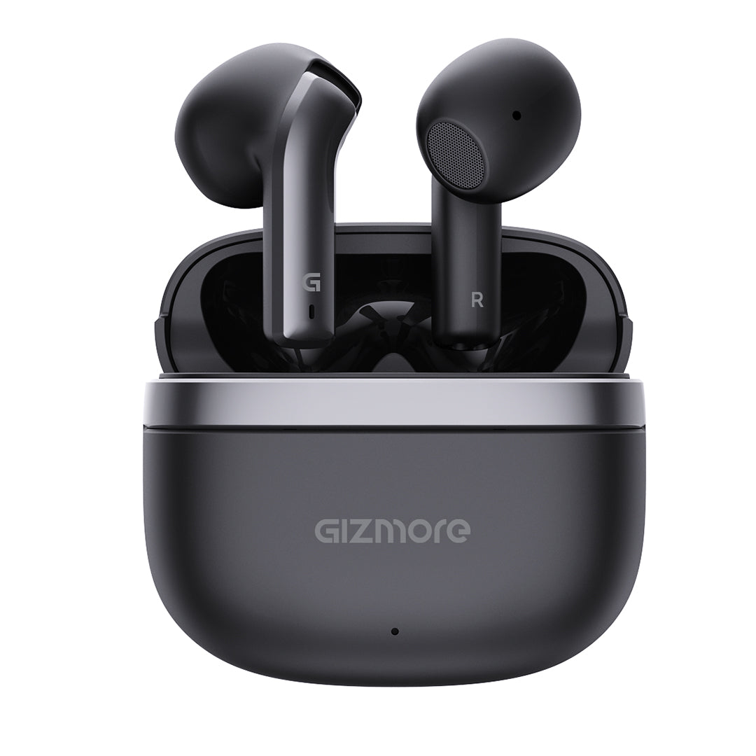GIZMORE 809Pro TWS In-Ear Earbuds Type-C Fast Charging with 20 Hours Playtime & Bluetooth V5.3| Water Resistant | Single Touch Voice Assistant Earbuds