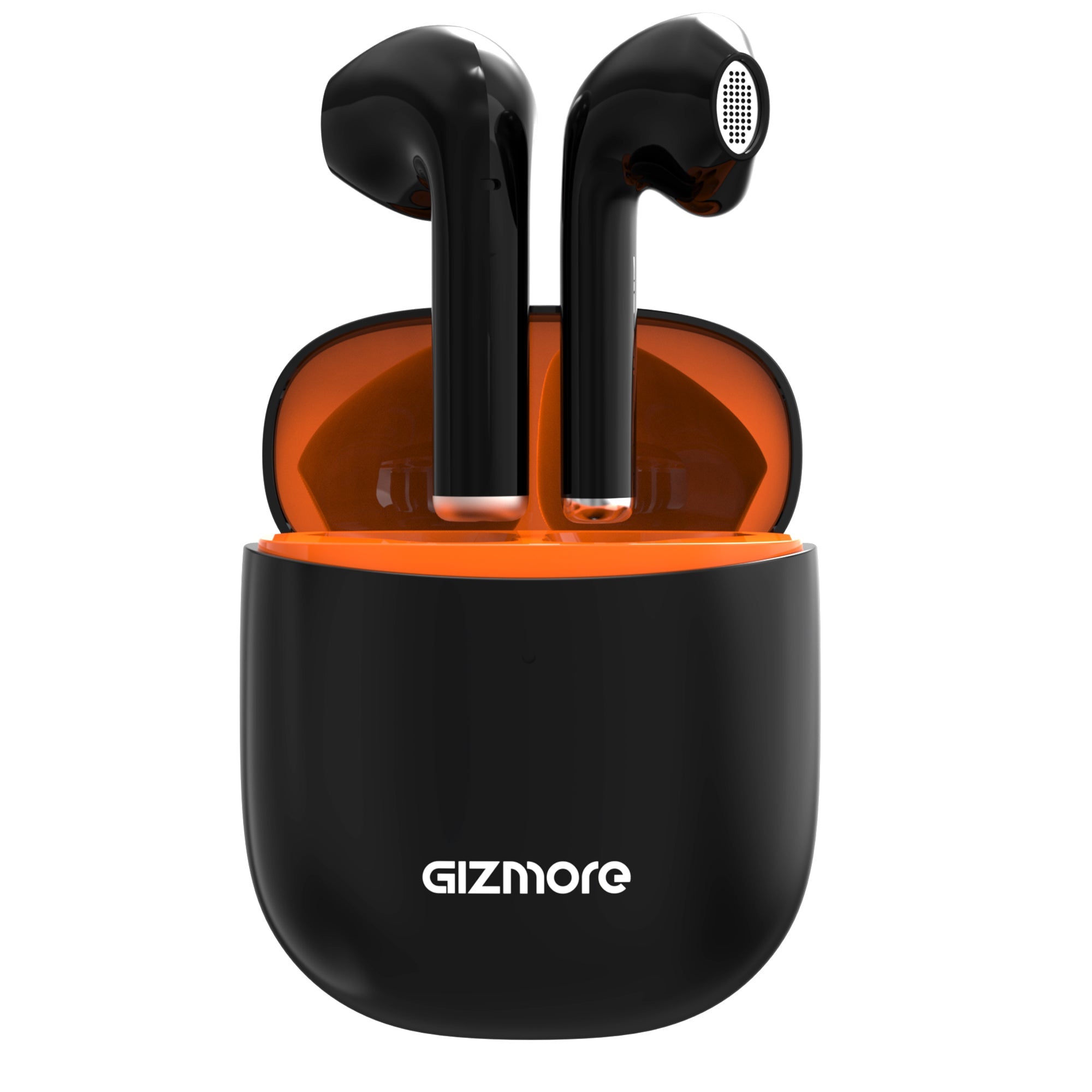 GIZMORE TWS 801 Air Massive Playback Upto 25 Hr, Voice Assistant & Type C Fast Charge Bluetooth Headset