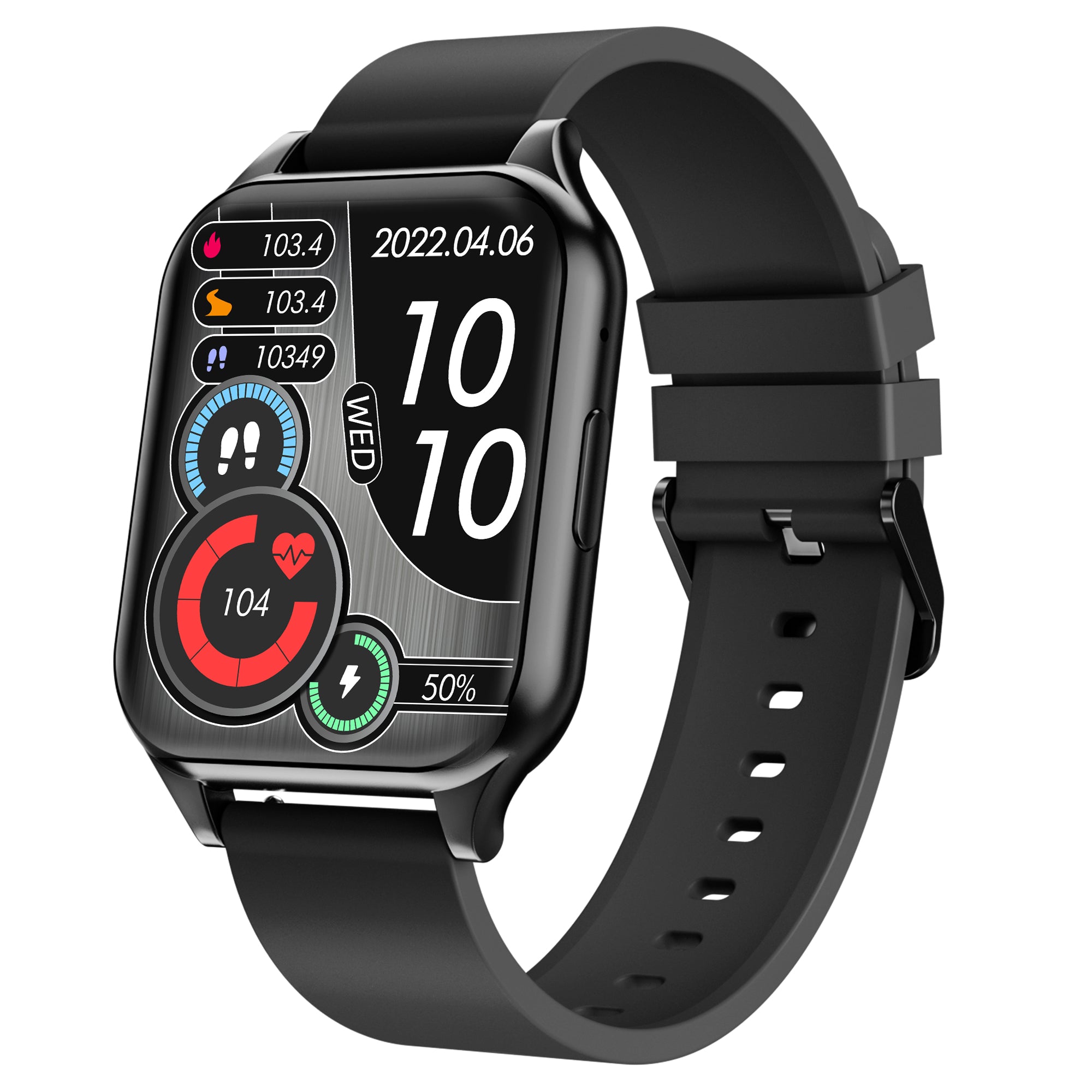 GIZMORE Glow Z 1.78 inch (4.52 cm) AMOLED Always-On Display BT Calling Smartwatch