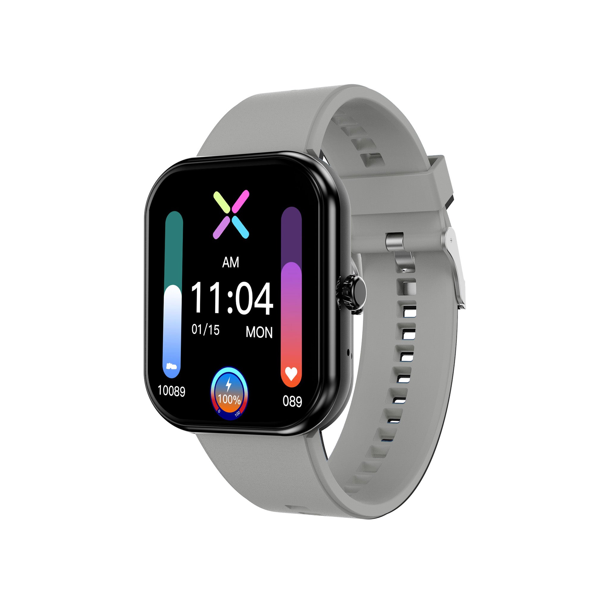 GIZMORE Ultra Max 2.01 inch (5.11 cm) Always-On-HD Display BT Calling Smartwatch