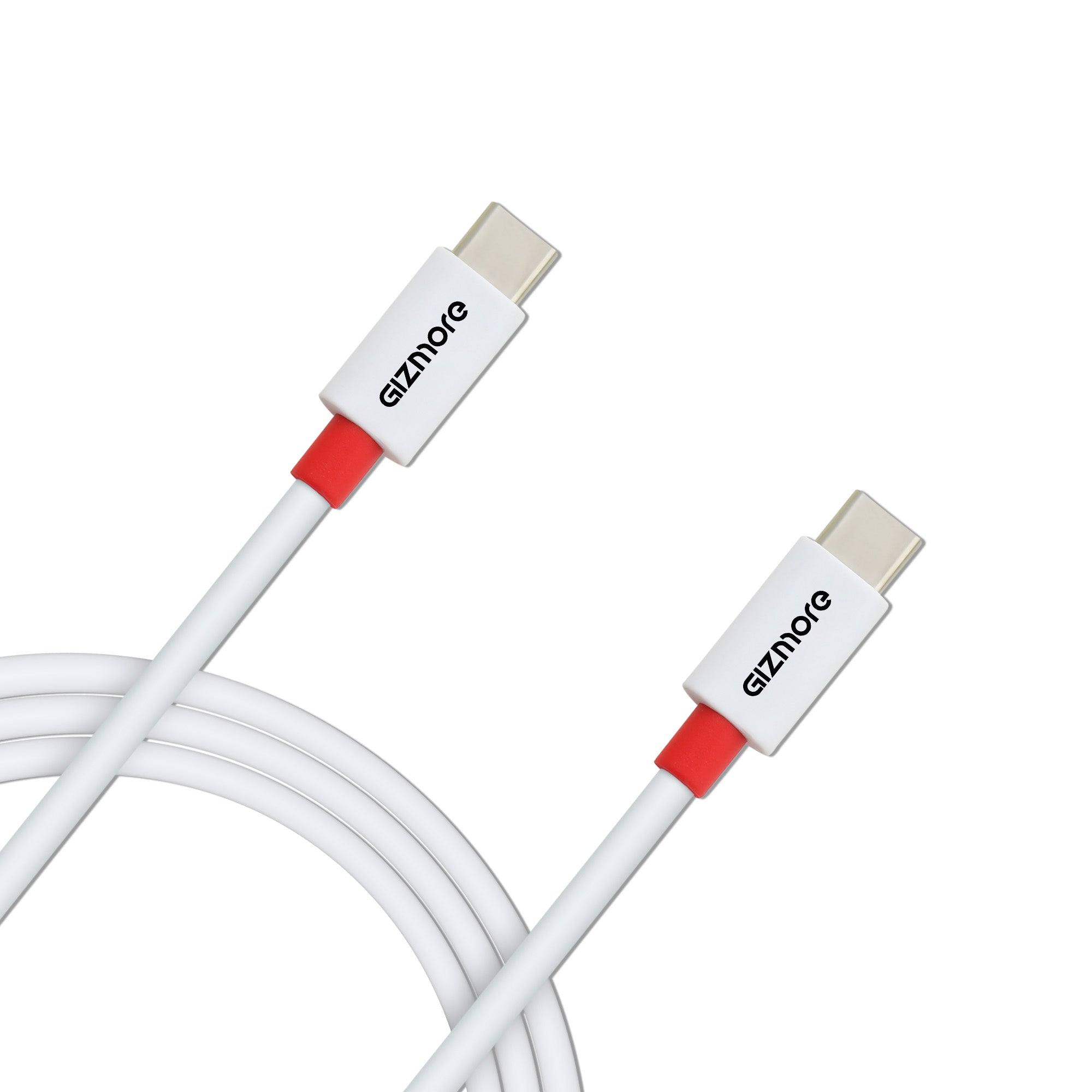 GIZMORE WCC156 Type-C to Type-C 65W Fast Charging Cable, 480Mbps Data Transfer Speed, Compatible with Smartphones & All Type-C Devices