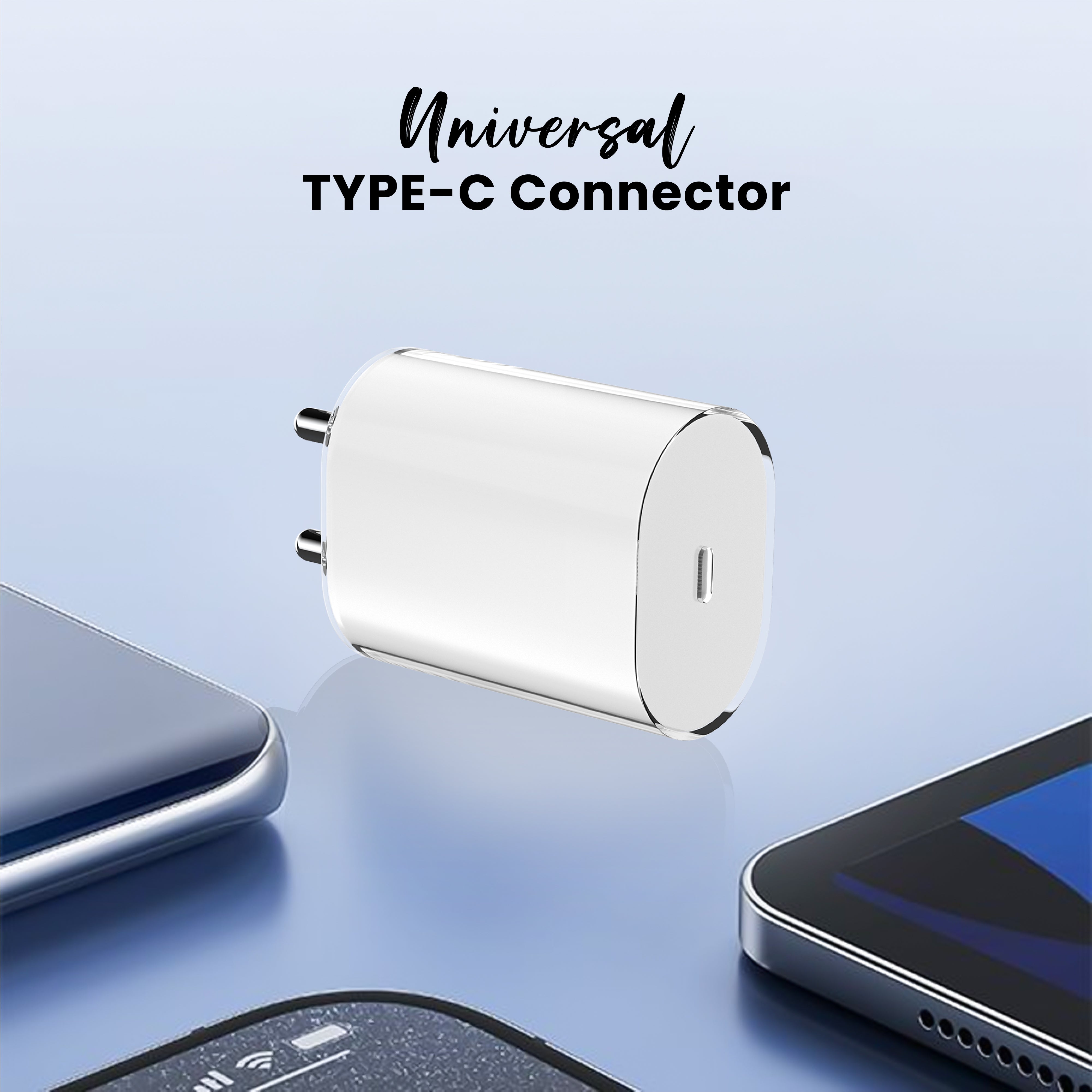 GIZ PA45 45W Super Fast Charger, PD Fast Charging Adapter, Up to 60% in 30 Minutes, Universal Compatibility, Semi-Transparent Design, Heat & Scratch Resistant Wall Charger
