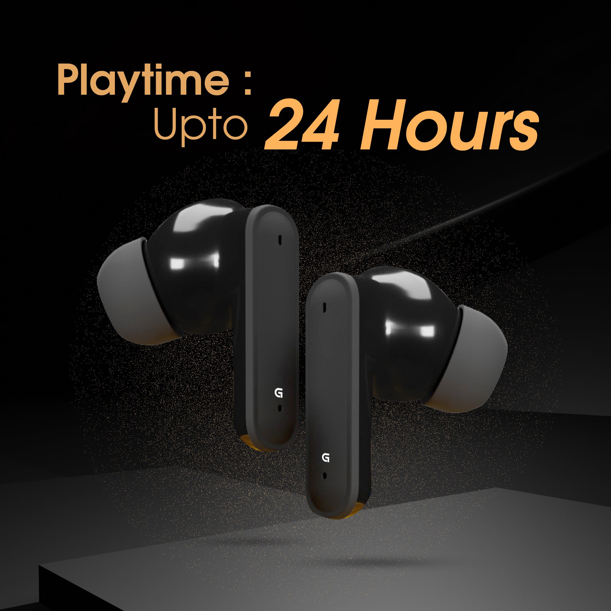 GIZMORE GIZPOD 865 In-Ear TWS with Up to 24Hrs Playtime