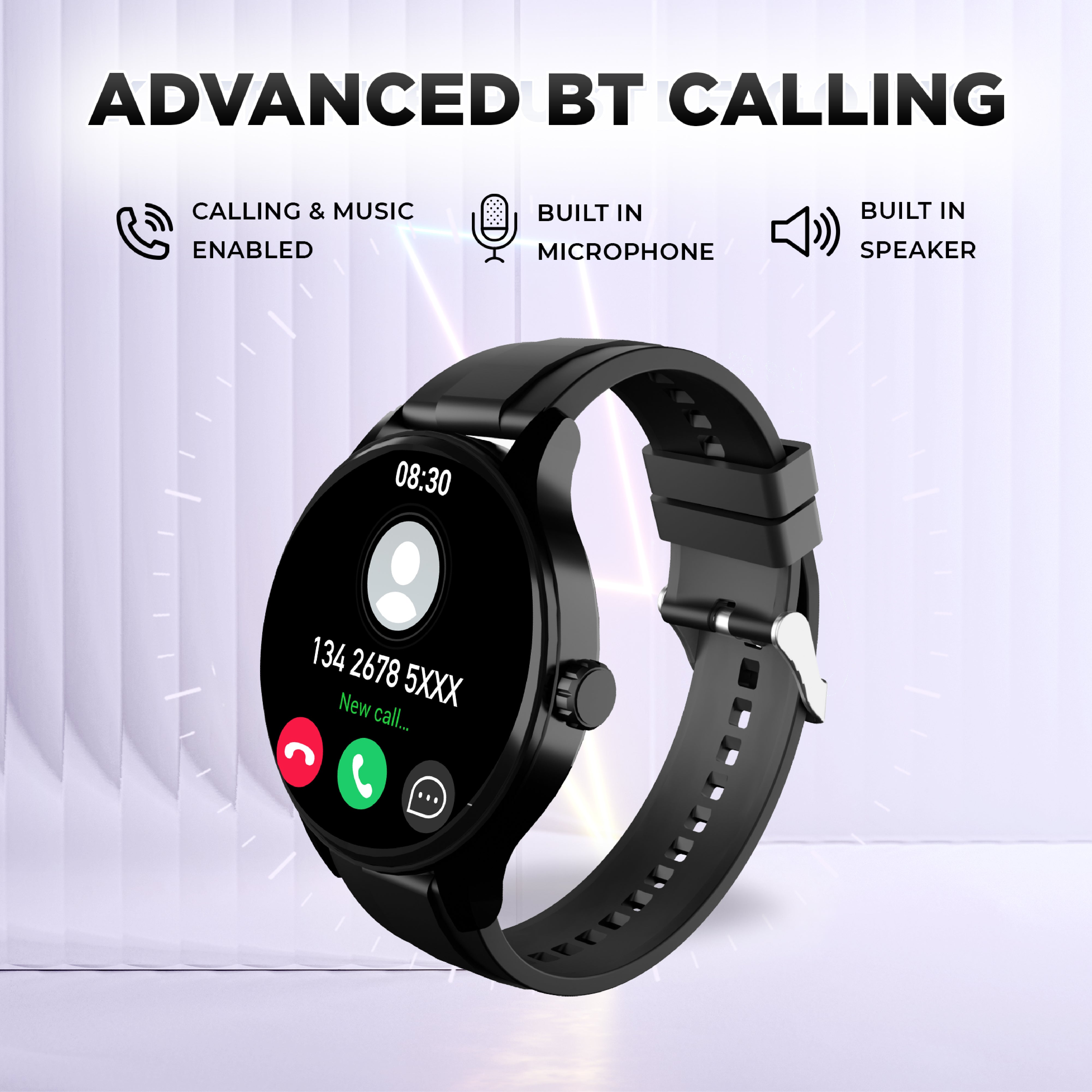 GIZFIT 985 Orbit S Smartwatch with 1.5