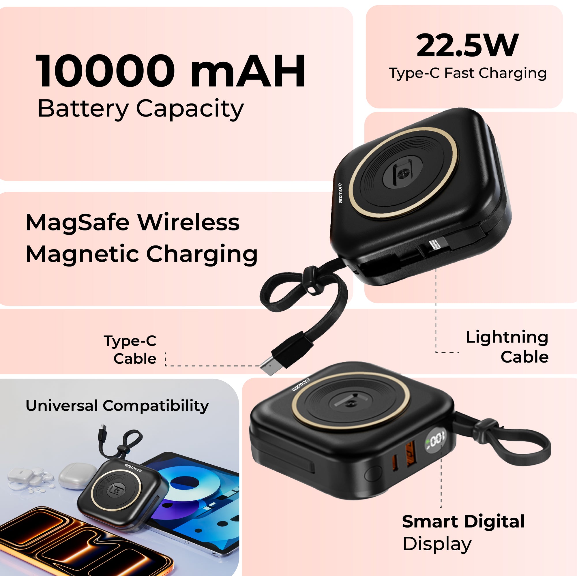 Gizmore PD10K23 Imag VoltSnap Power Bank