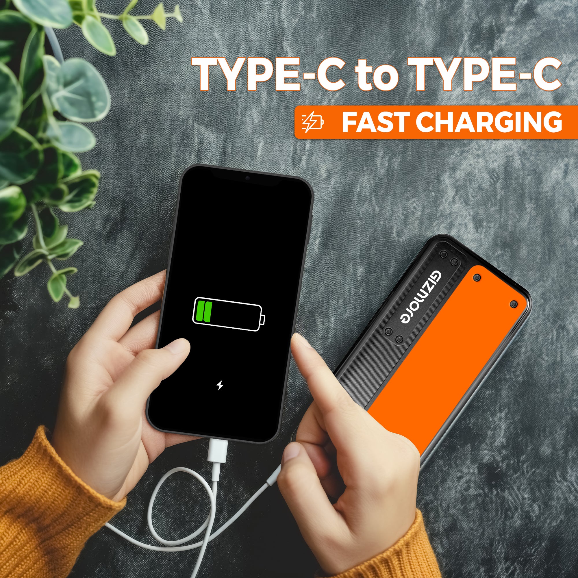 GIZMORE PD10KP8 10000mAh PD 22W Fast Charging Power Bank