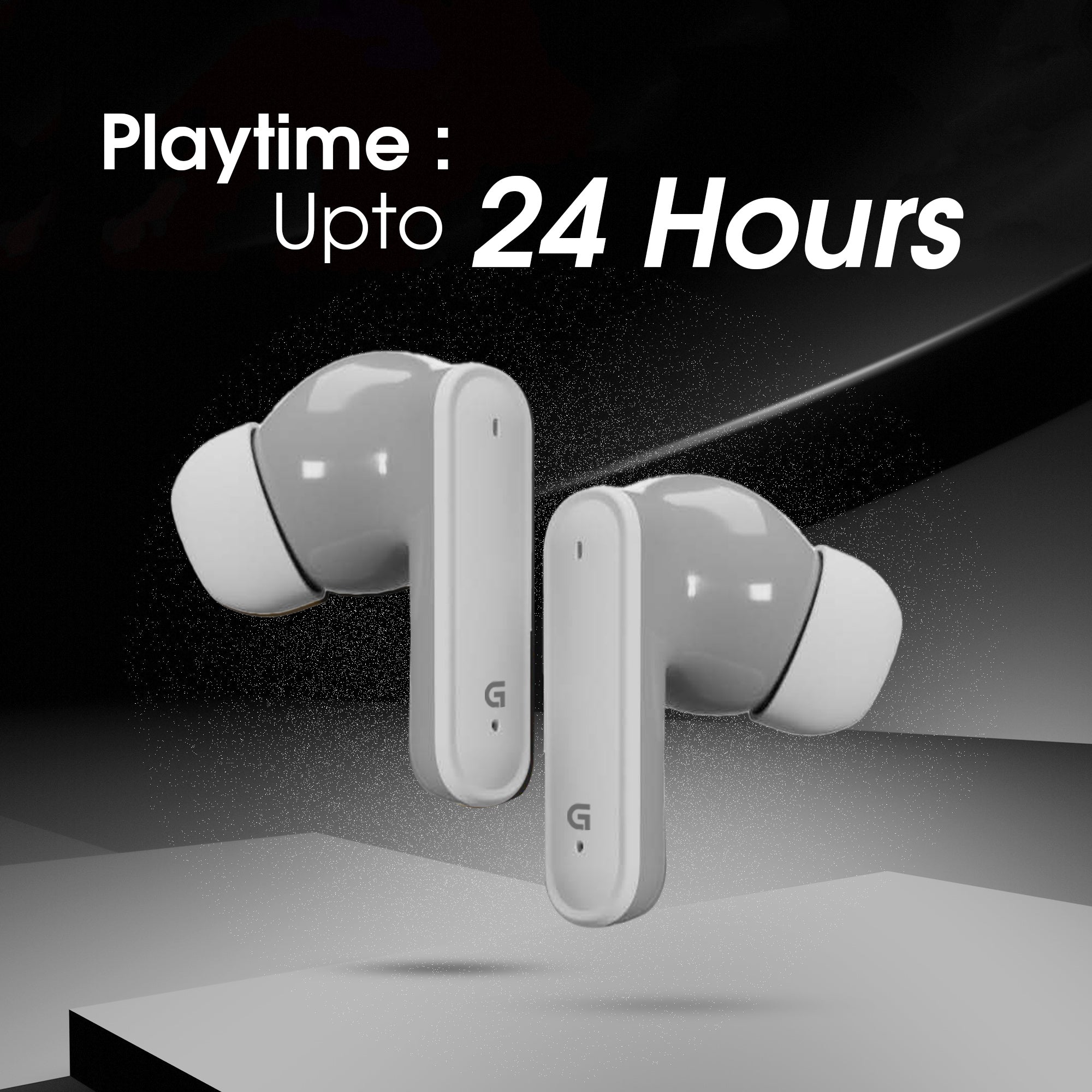 GIZMORE GIZPOD 865 In-Ear TWS with Up to 24Hrs Playtime