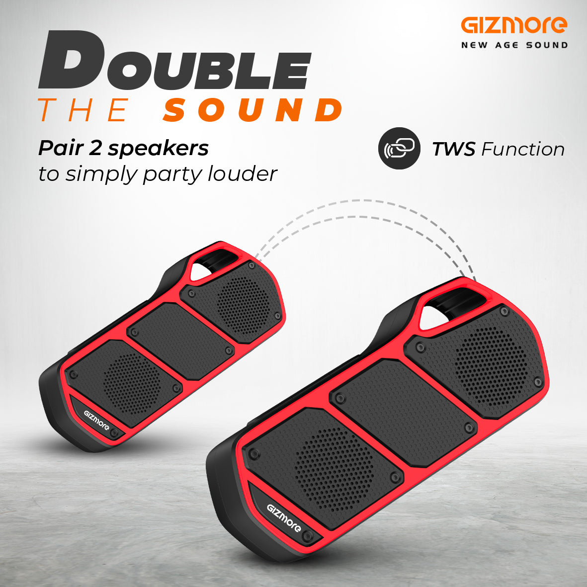 Gizmore GIZ MS508 Music Buddy Portable BT Speaker with Function 8W Blu