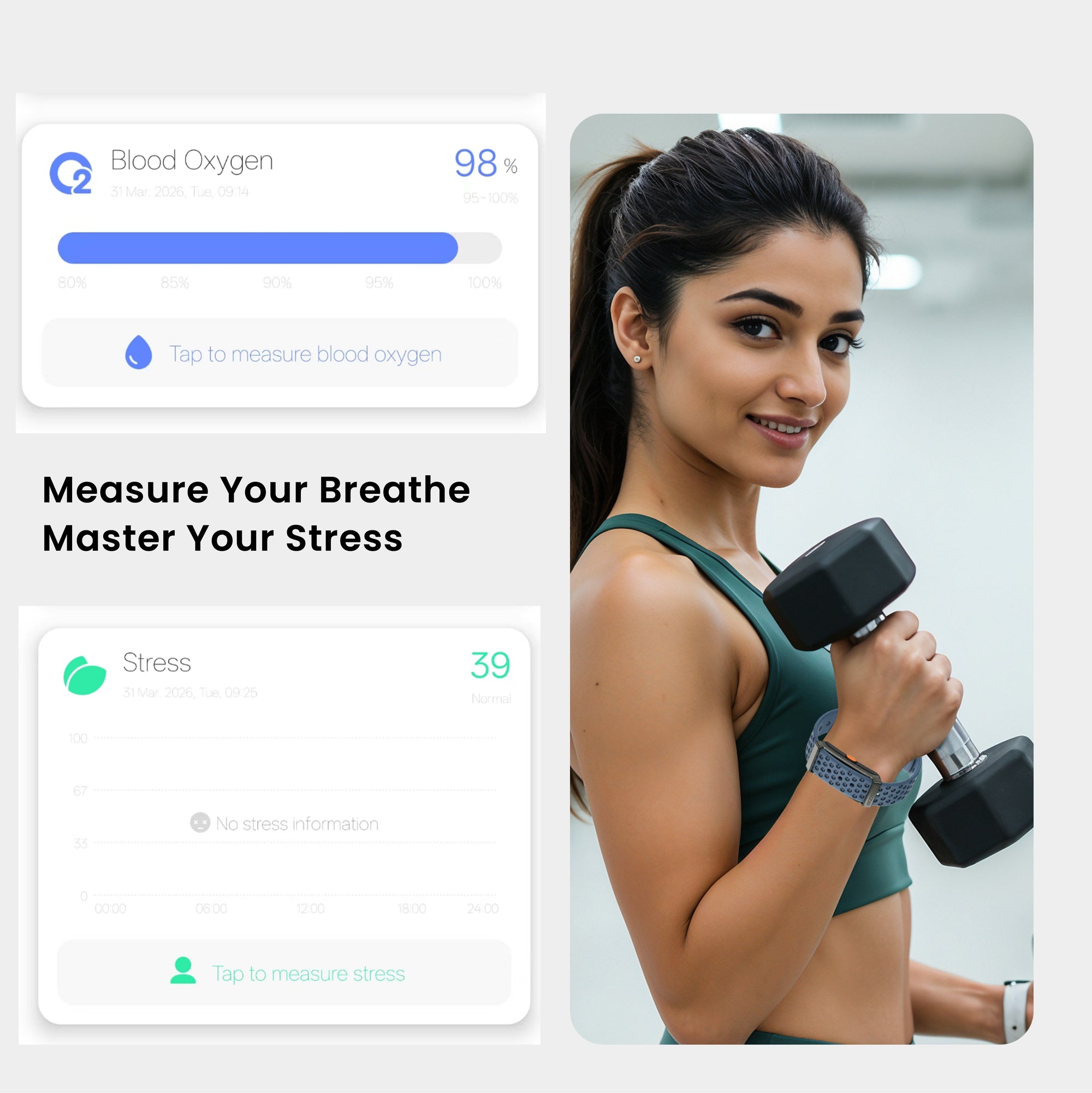 Gizmore Gizfit Pulse X Fitness band